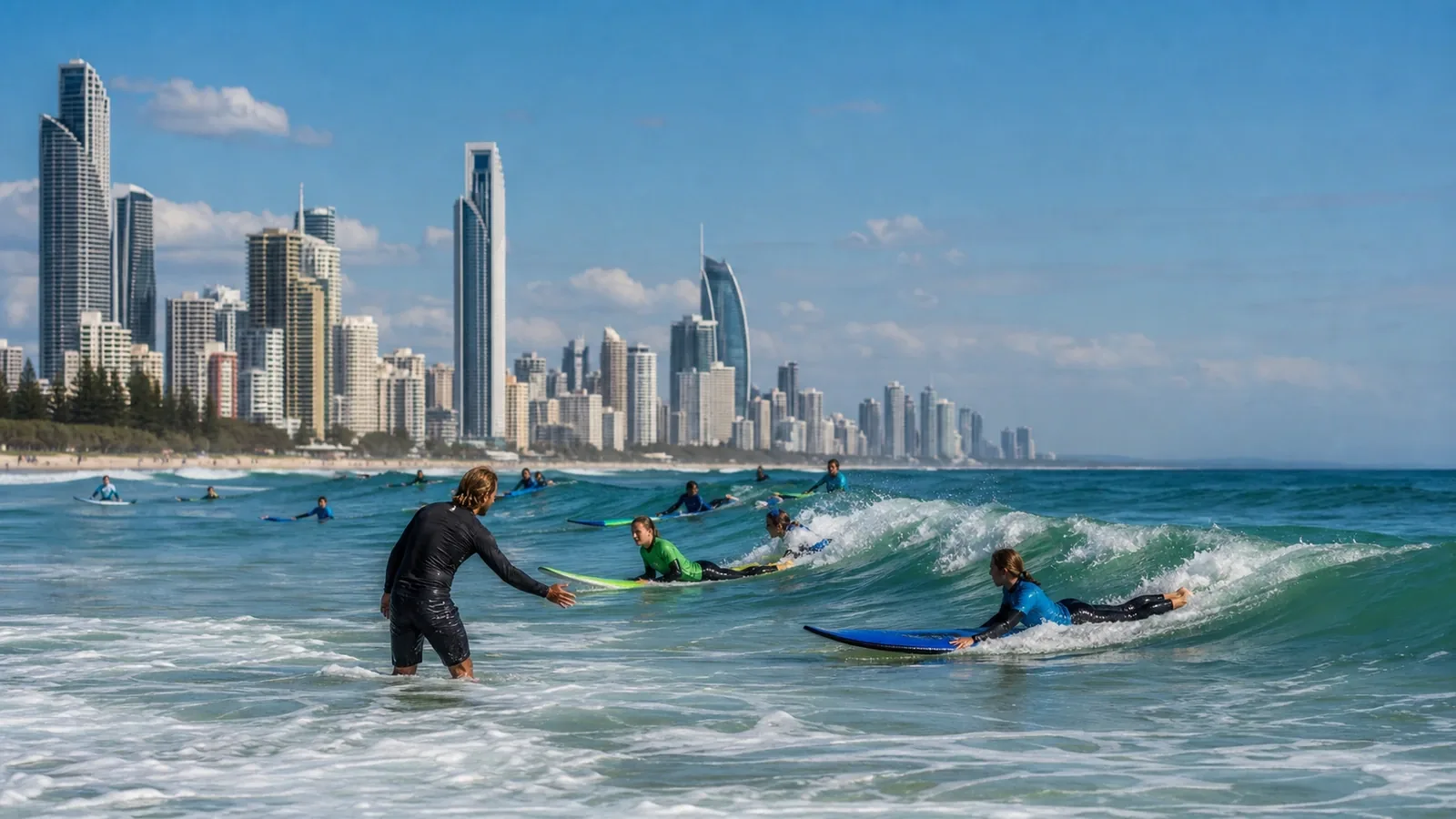 Qué hacer en Gold Coast: playas, naturaleza, surf y parques temáticos