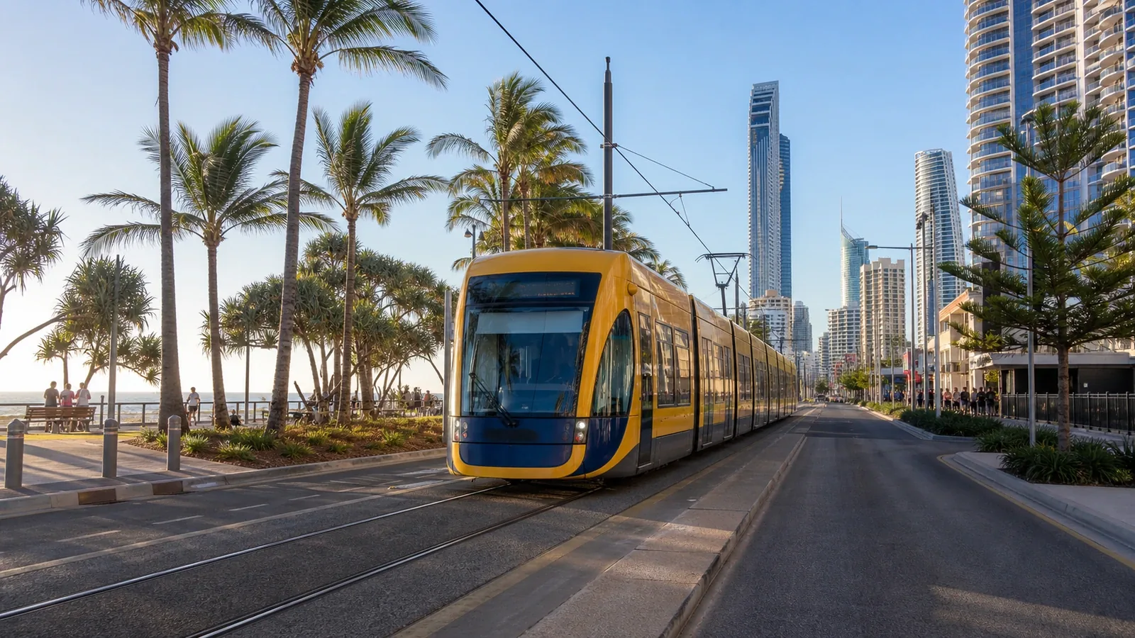 Comment se déplacer à Gold Coast : tramway, bus, voiture et marche