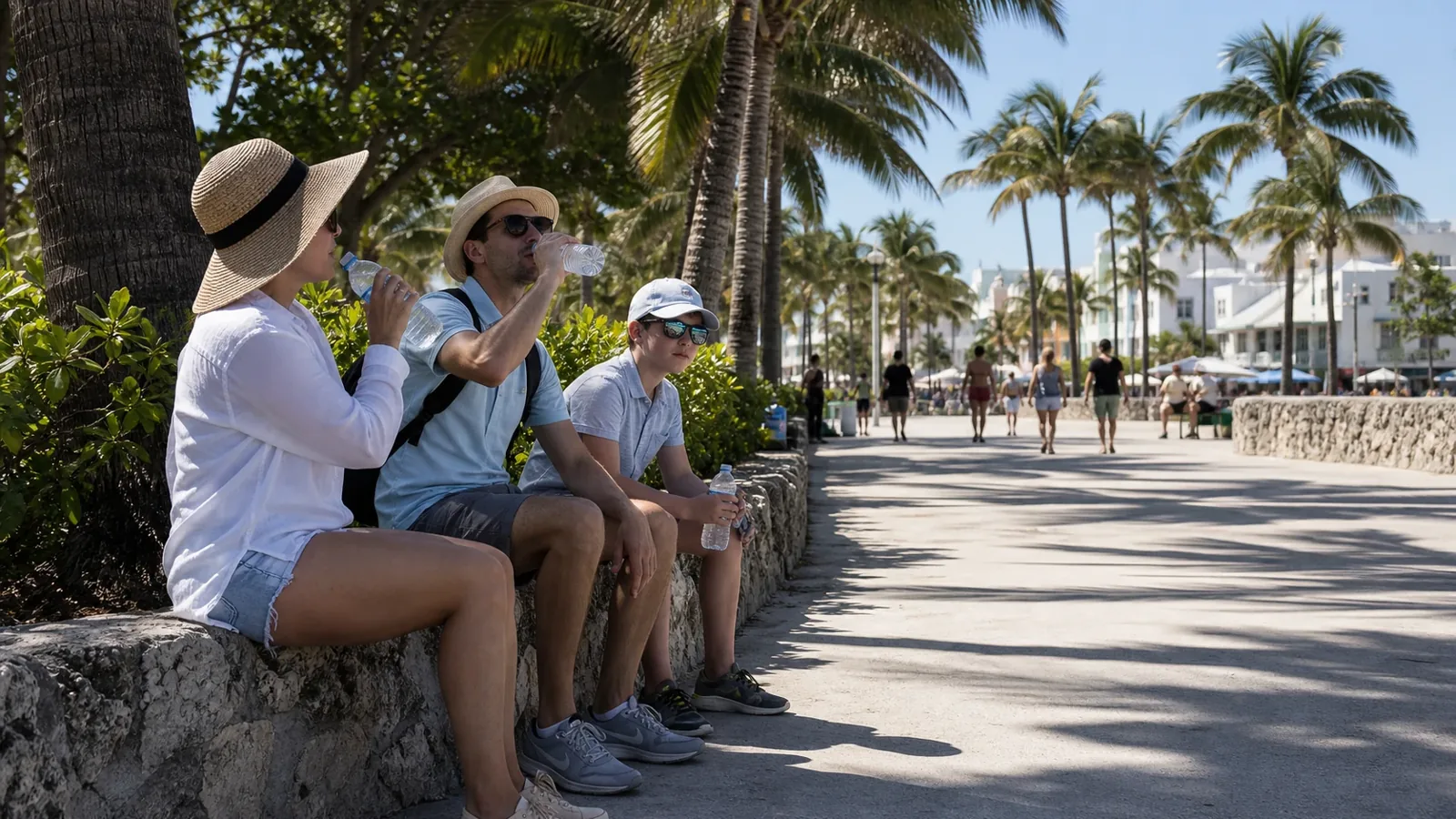 Die Strände von Miami wie einen Swimmingpool zu behandeln