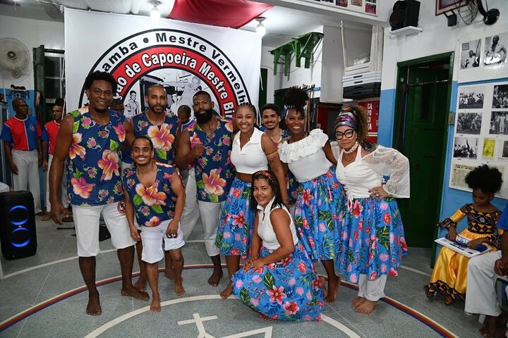Samba-Gruppe in der historischen Akademie von Mestre Bimba