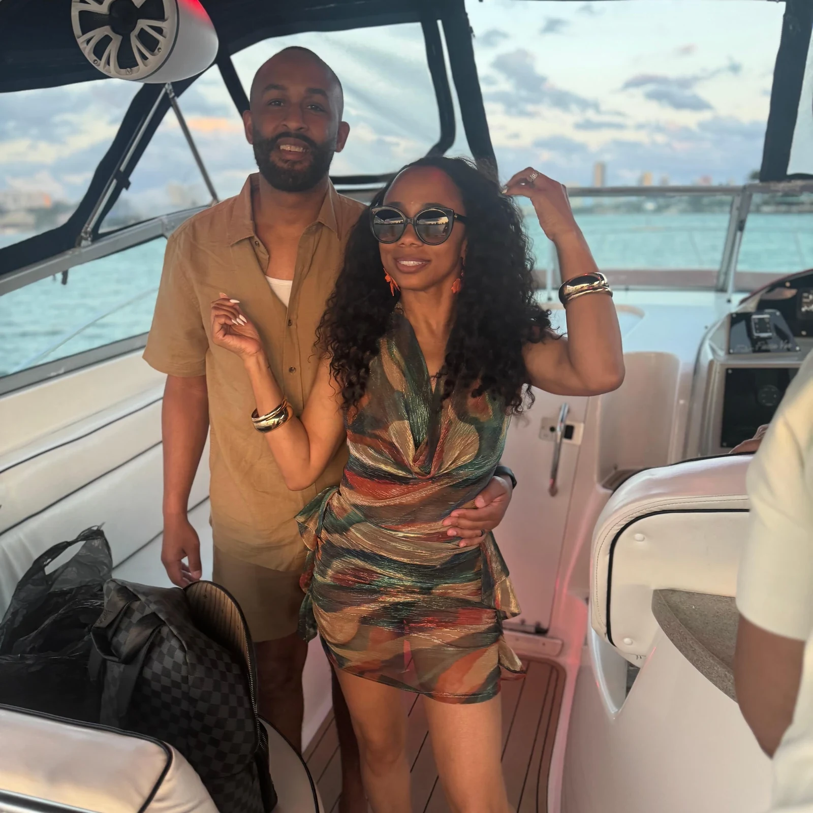 Private Yacht in Miami mit Skyline-Blick
