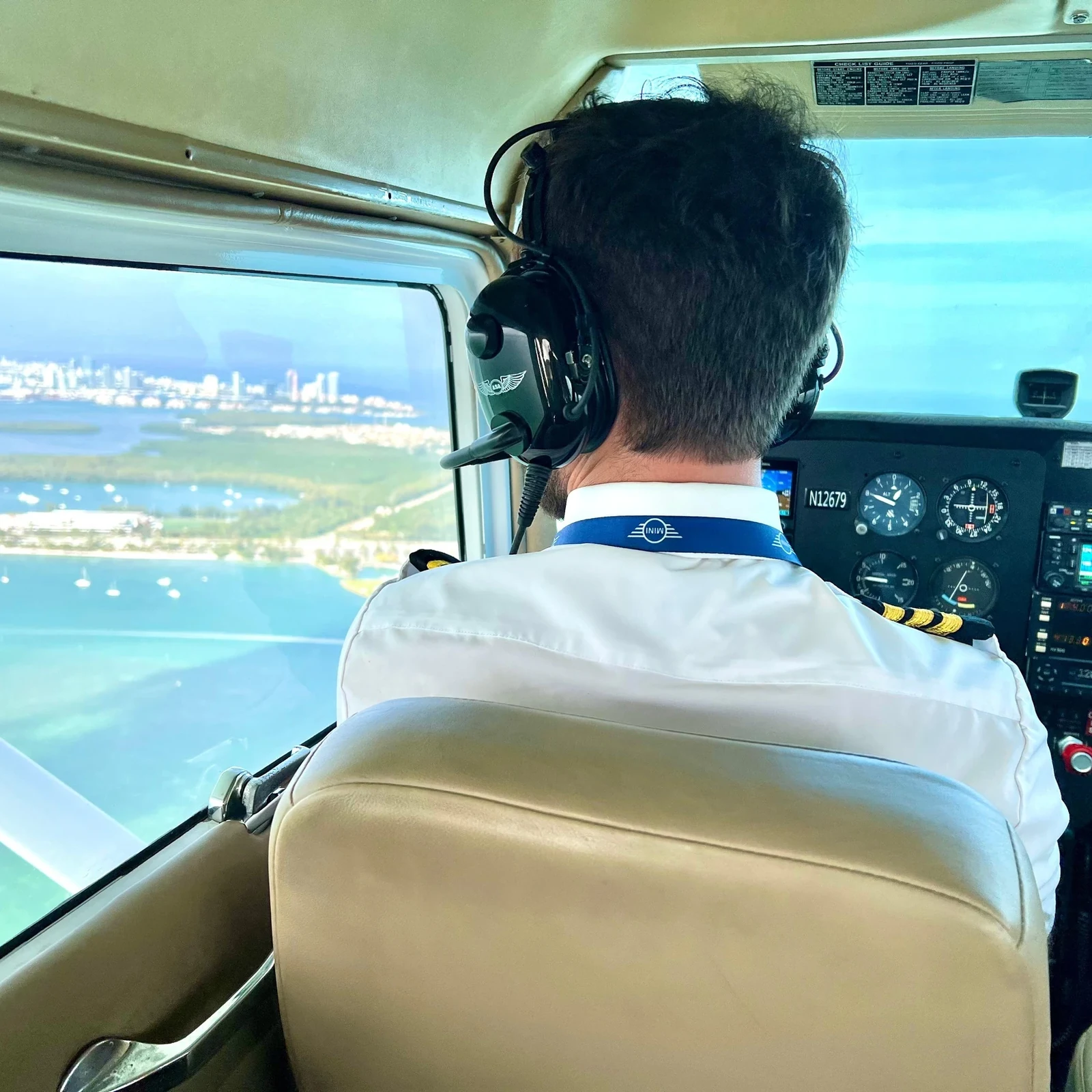 Miami von oben bei einem privaten Rundflug über South Beach