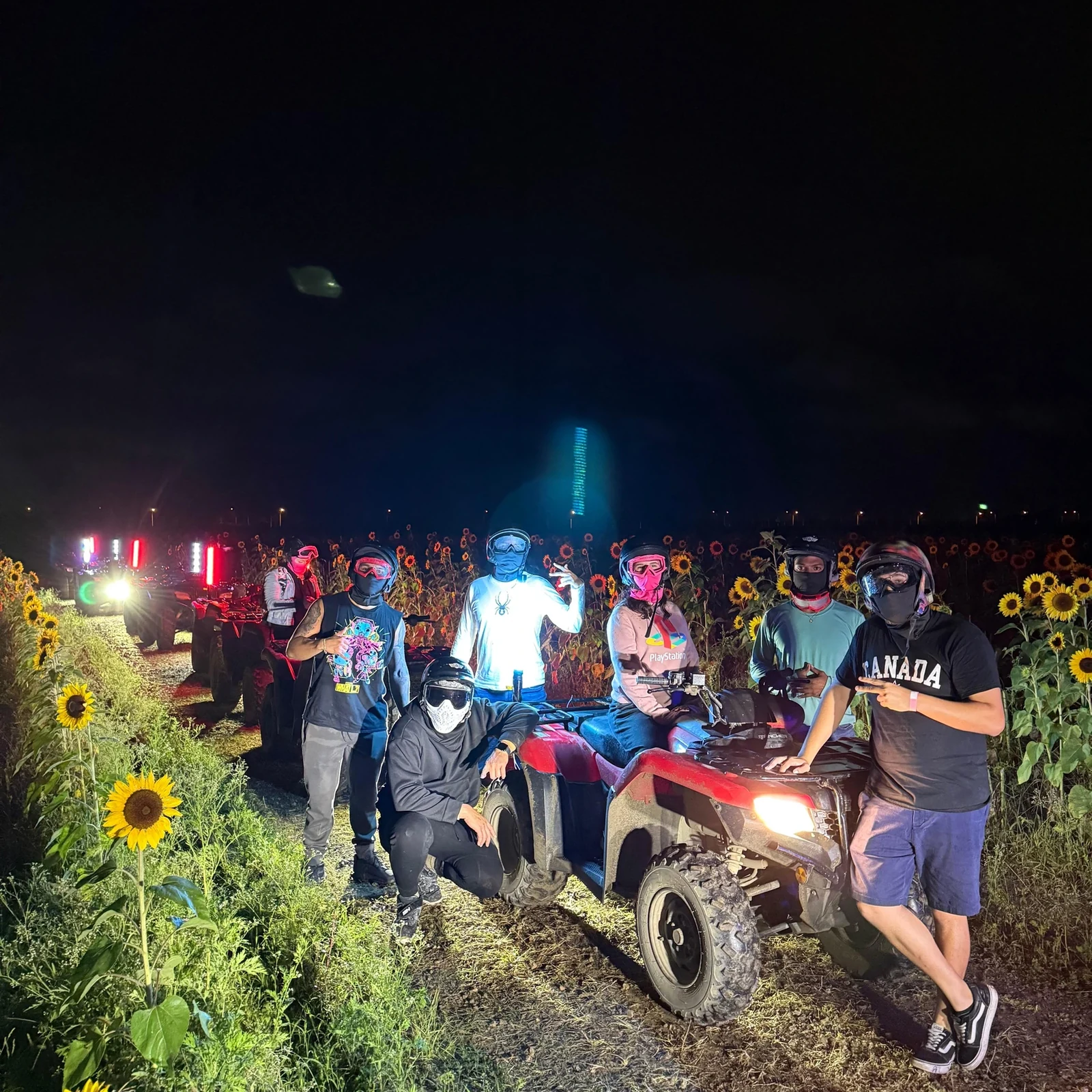 Ride an ATV through Miami after dark