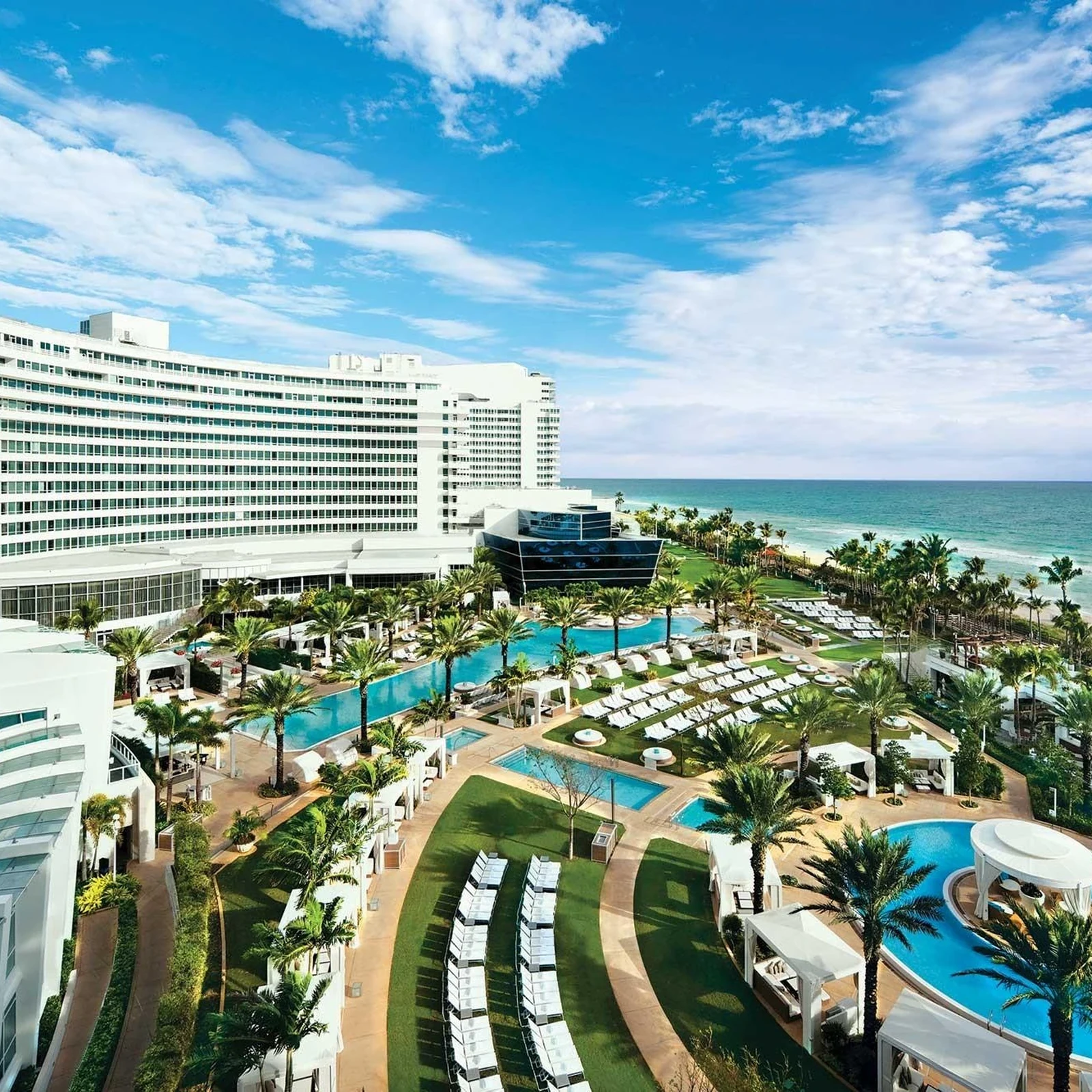 Fontainebleau Miami Beach: spa, piscinas, playa y fitness con pase de día, ¿merece la pena?