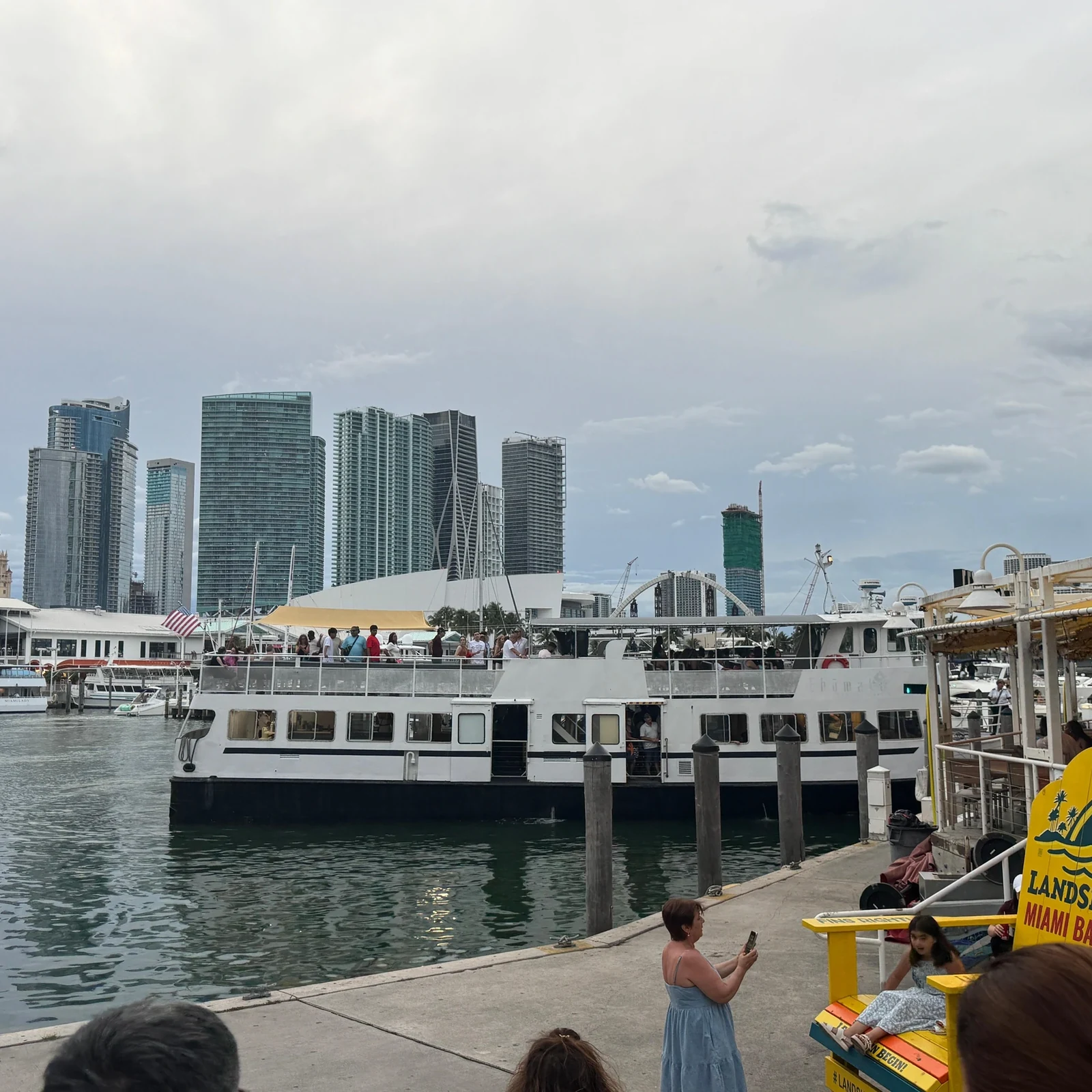 Erlebe Miamis Skyline und Villengegenden von der Biscayne Bay aus