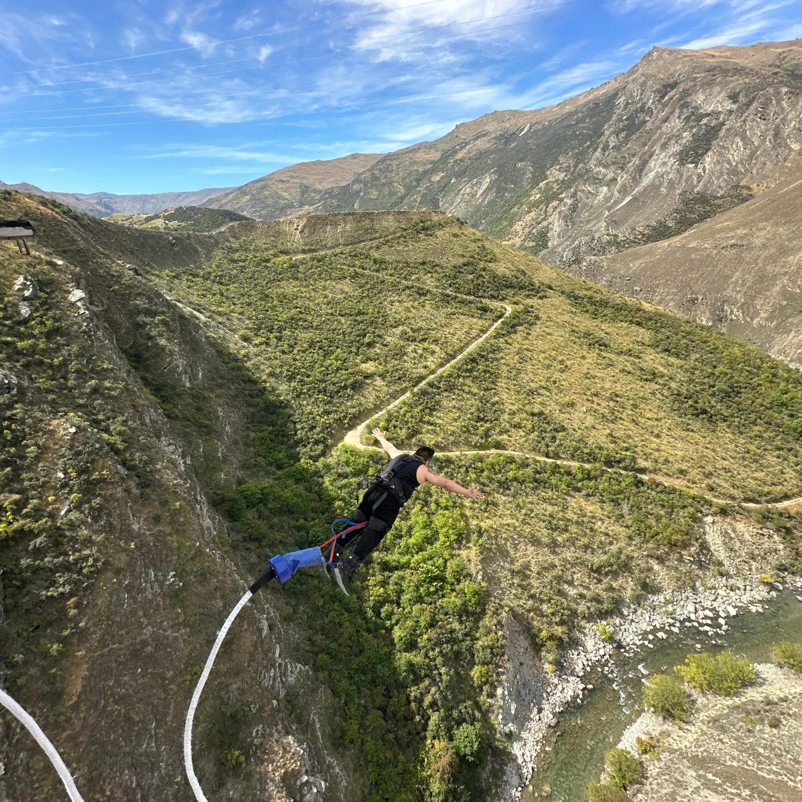 Nevis Canyon Swing Queenstown: 70 m Drop and 300 m Swing
