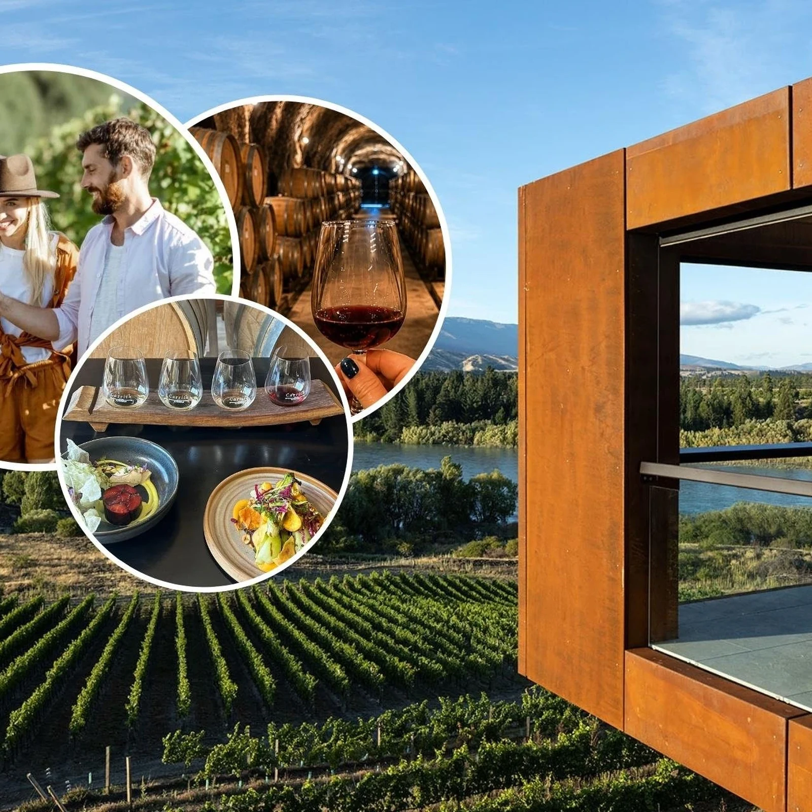 Weintour ab Queenstown nach Bannockburn und Gibbston