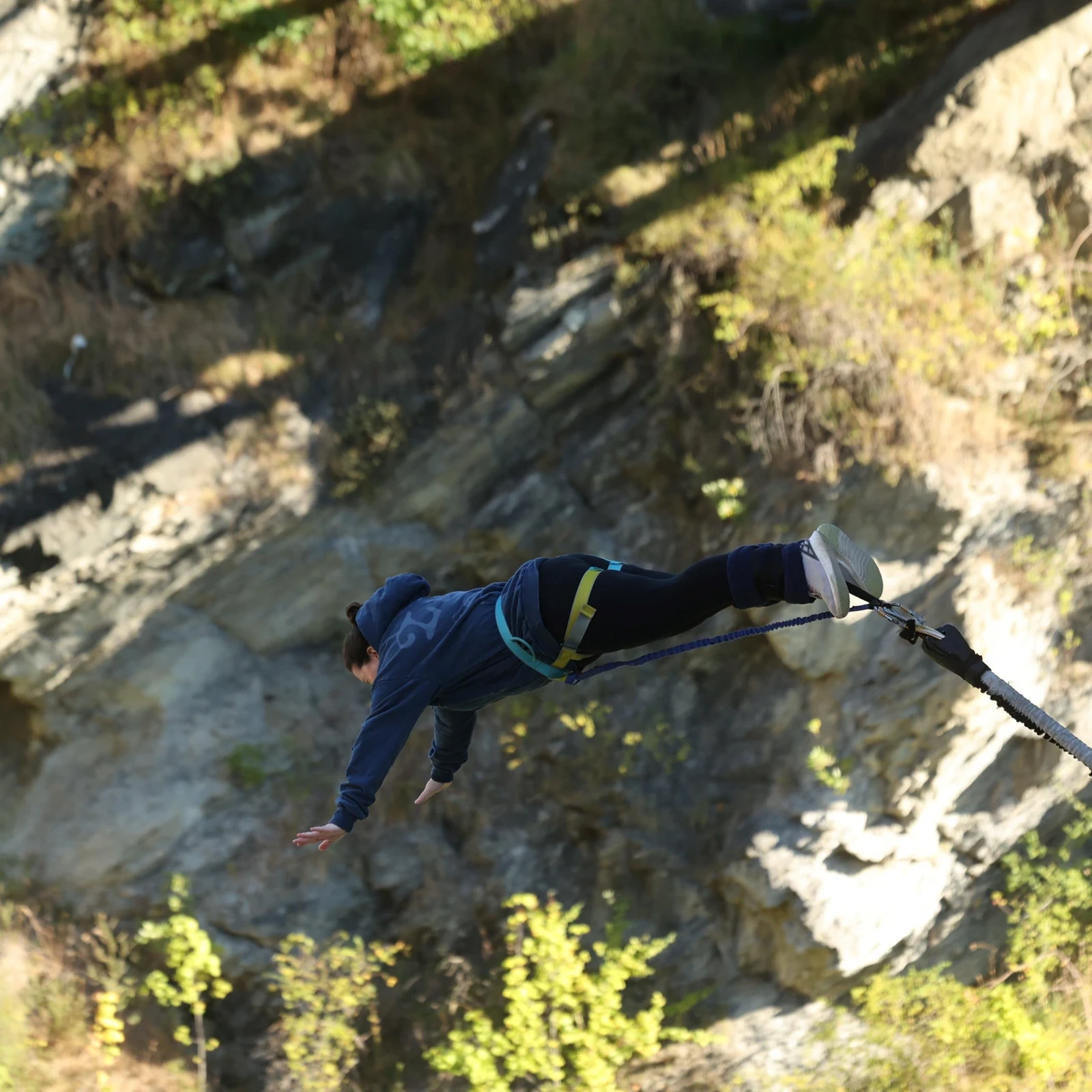 Kawarau Bridge Bungy Queenstown: 43 Meter über dem Kawarau River