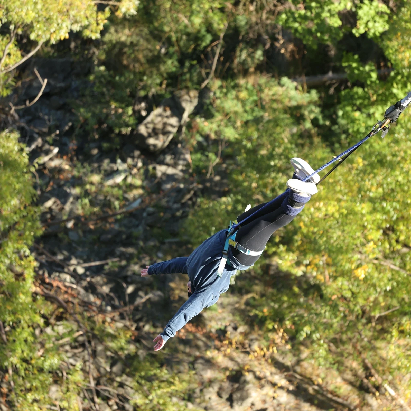 Kawarau Bridge Bungy Queenstown: 43 Meter über dem Kawarau River