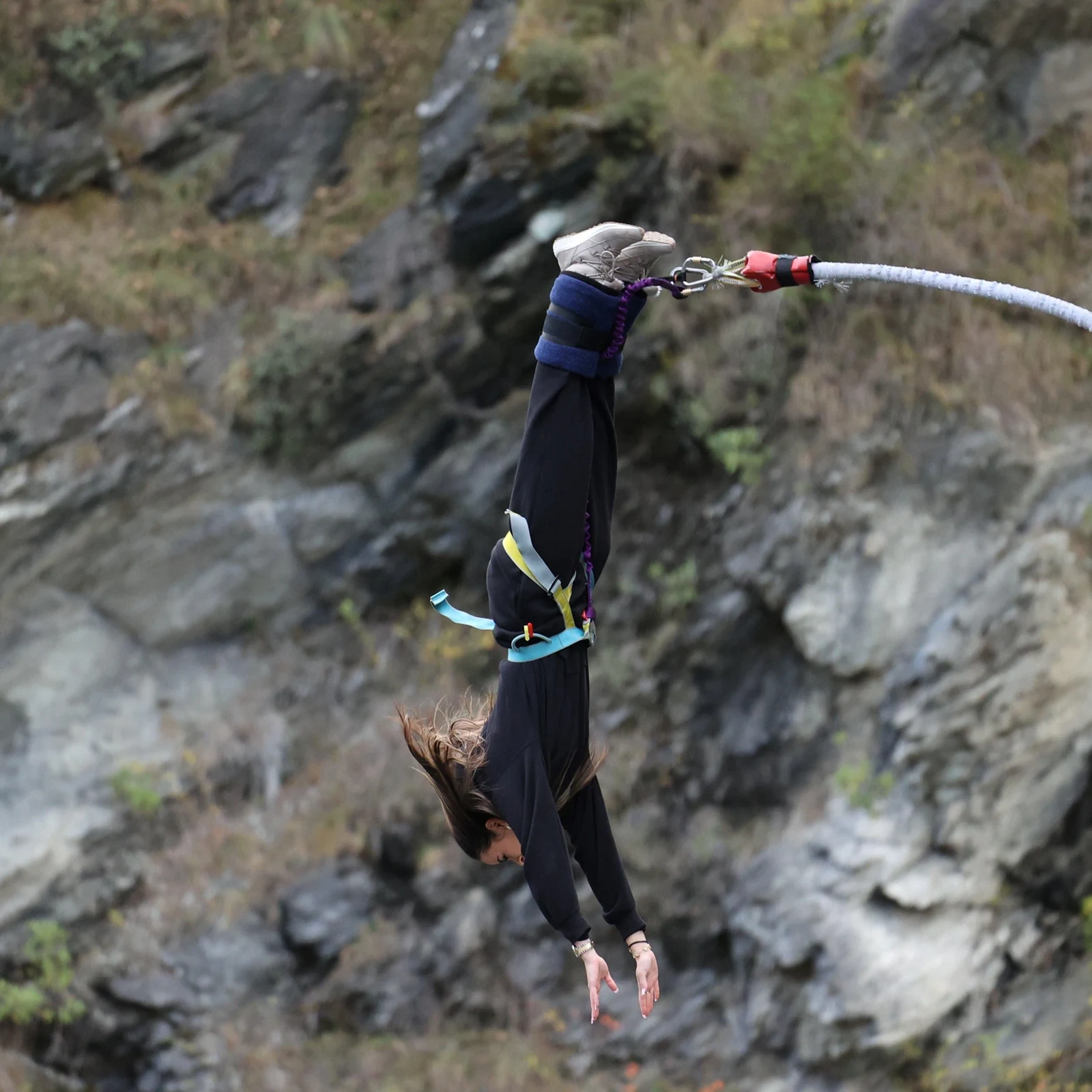 Kawarau Bridge Bungy Queenstown: 43 Meter über dem Kawarau River