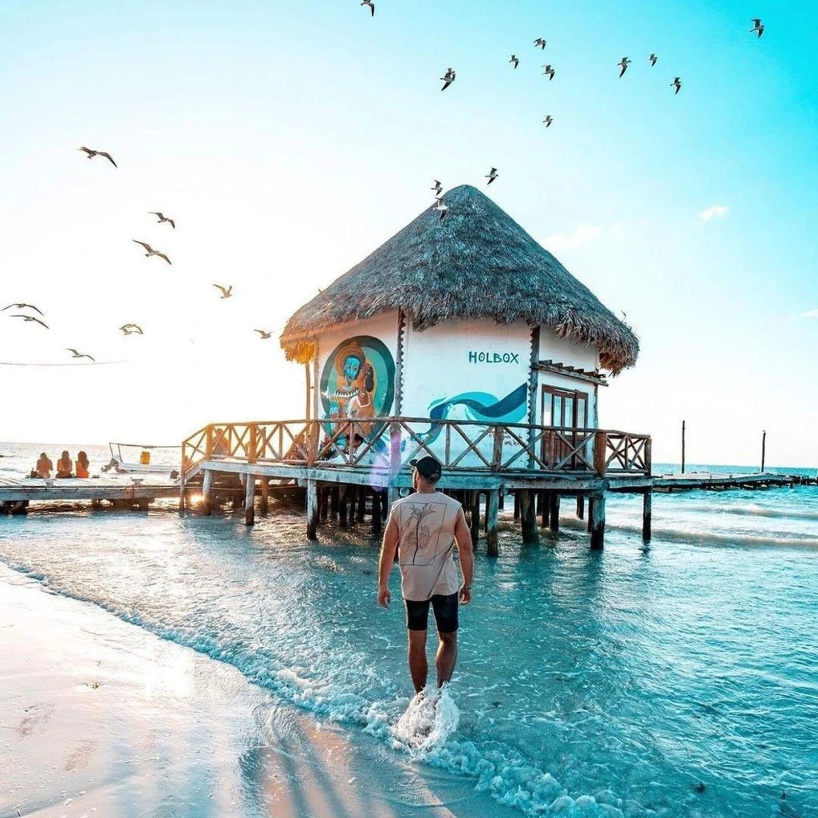 Holbox Tour ab Cancún: Isla Pasión, Punta Mosquito und Yalahau an einem Tag