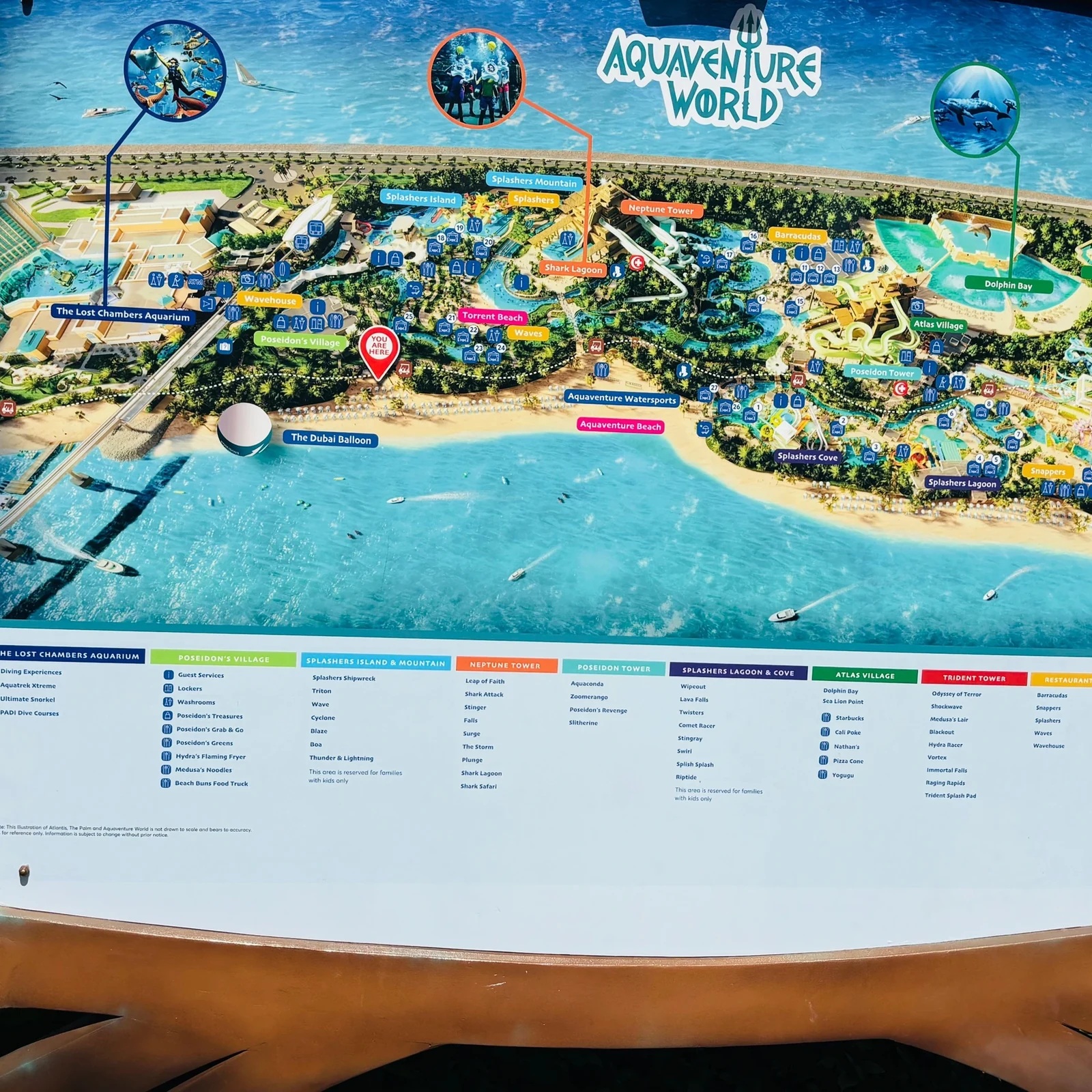 Atlantis Aquaventure Dubai: über 105 Rutschen, Privatstrand und ein ganzer Tag im Wasser