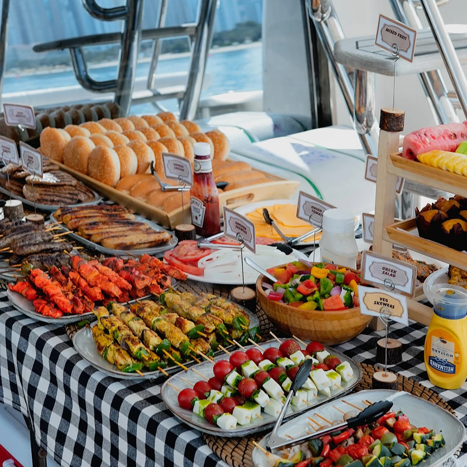 Dubai Marina from the water: shared yacht cruise with breakfast or BBQ