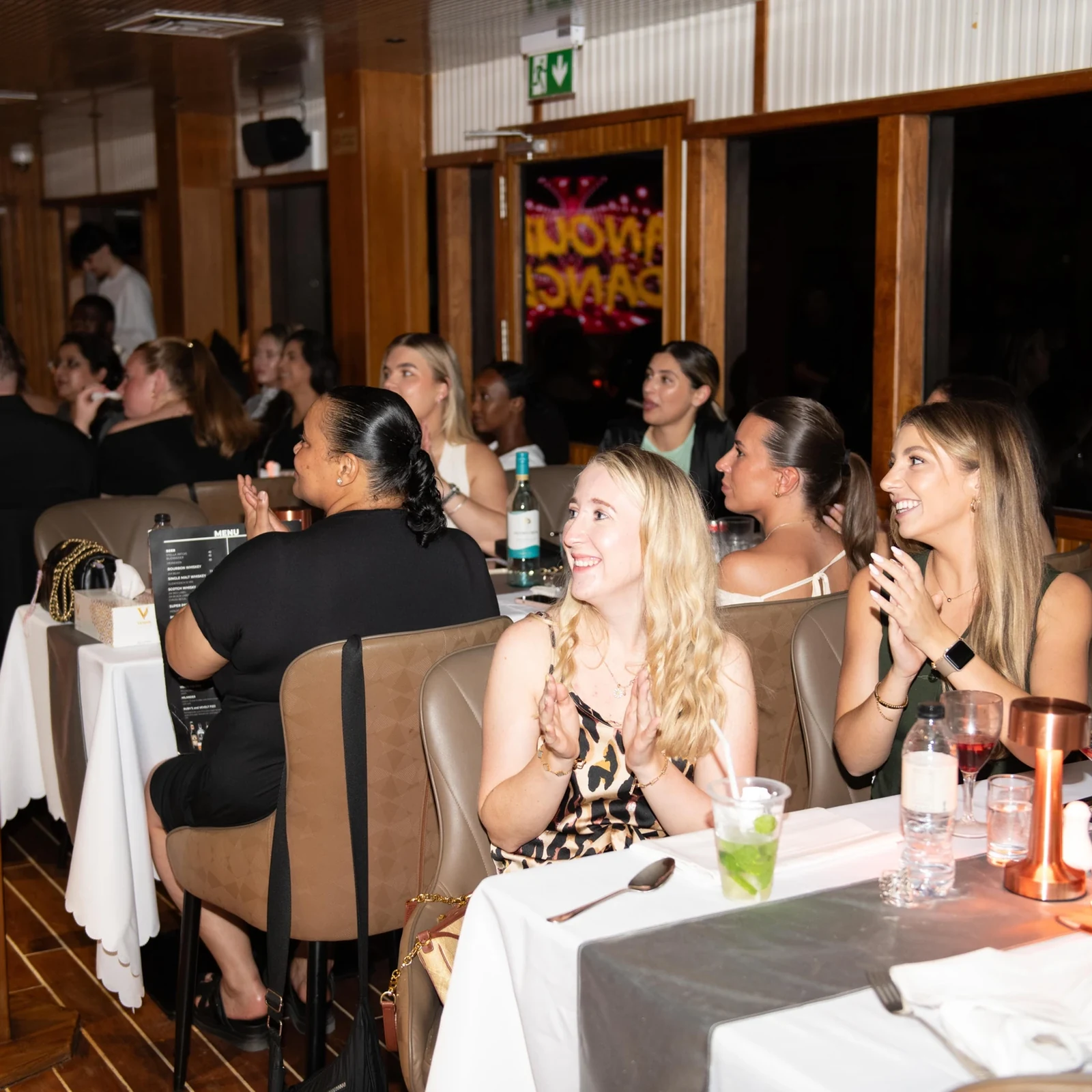 Dubai Marina at night: dinner, skyline views and live entertainment