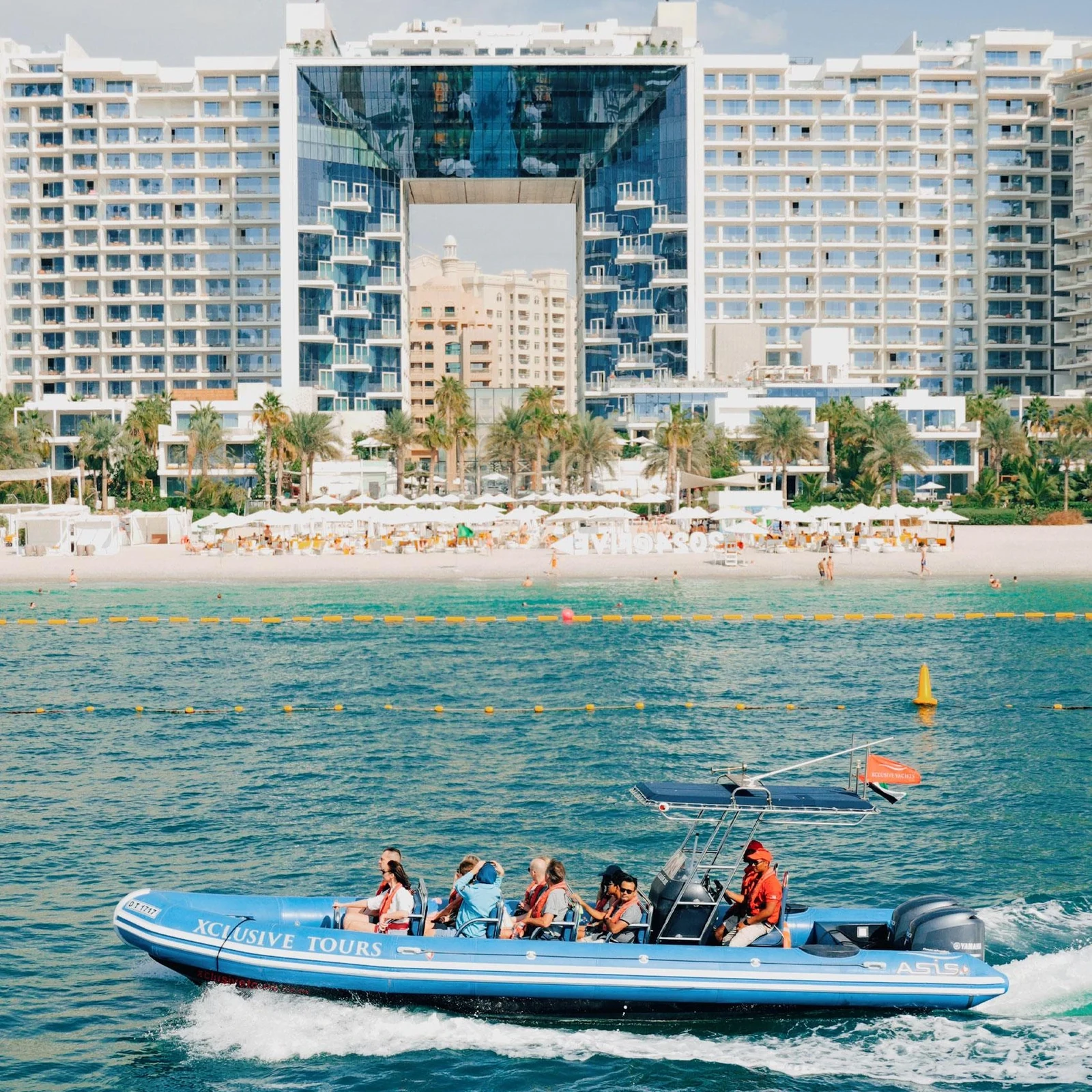 Excursion en hors-bord à Dubai Marina, Palm Jumeirah, Atlantis et Burj Al Arab