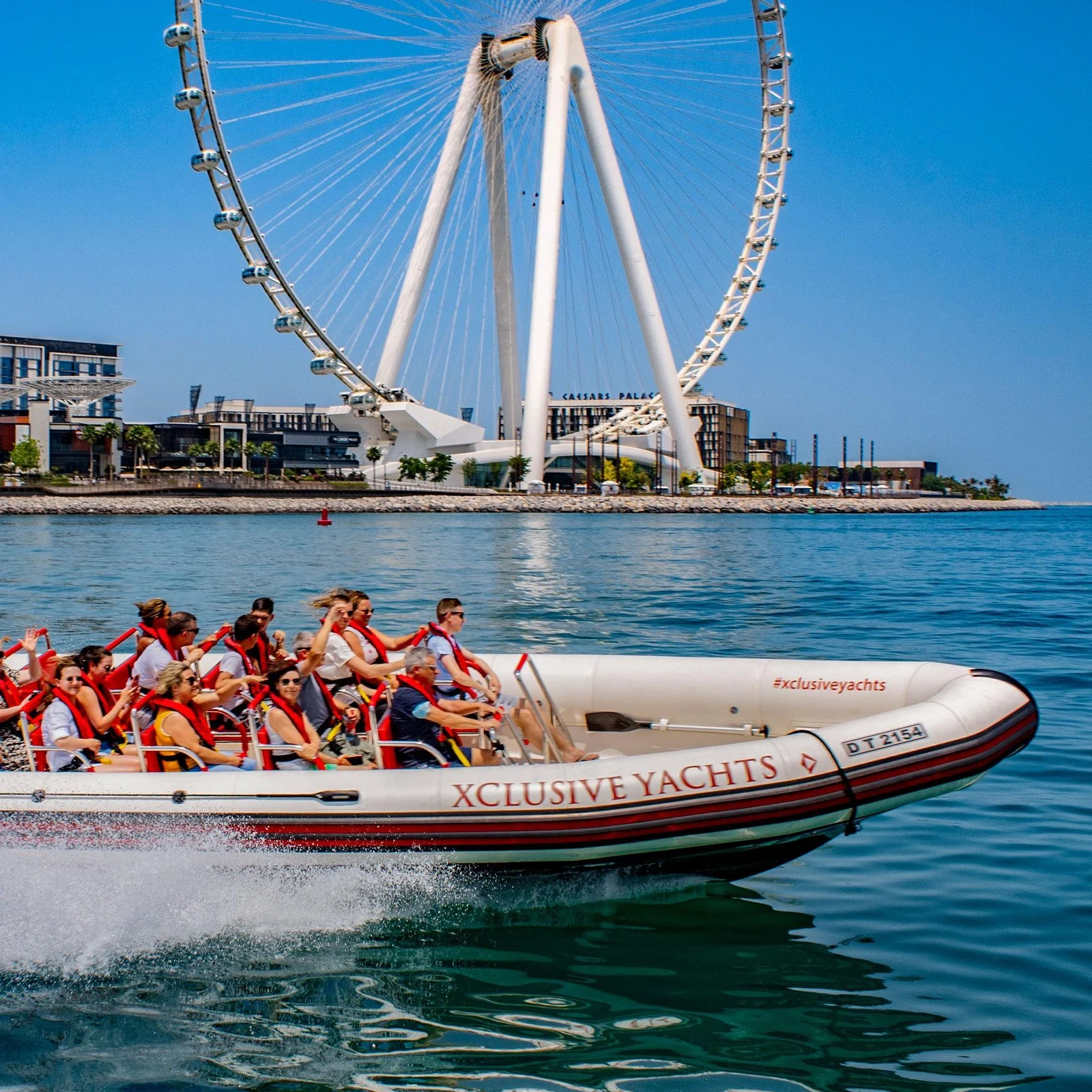 Dubai from the water: Marina, Palm Jumeirah, Atlantis and Burj Al Arab