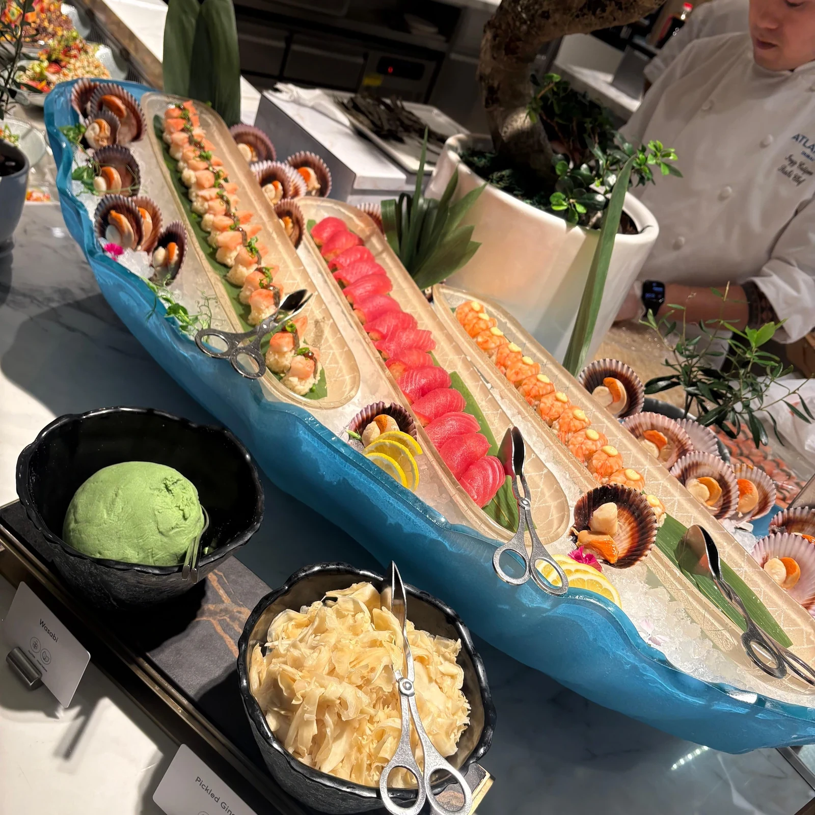 Cena buffet en Saffron: más de 220 platos dentro de Atlantis The Palm