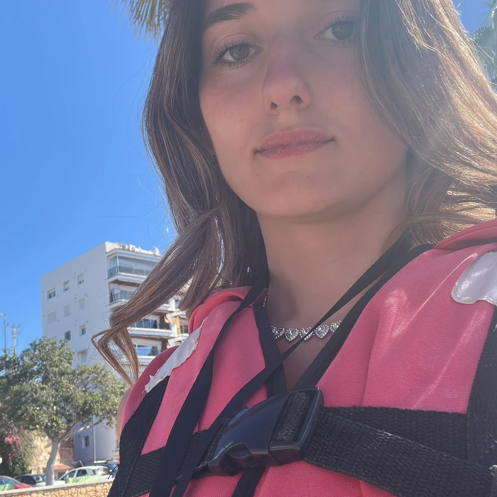 Parasailing over the Mediterranean in Benidorm