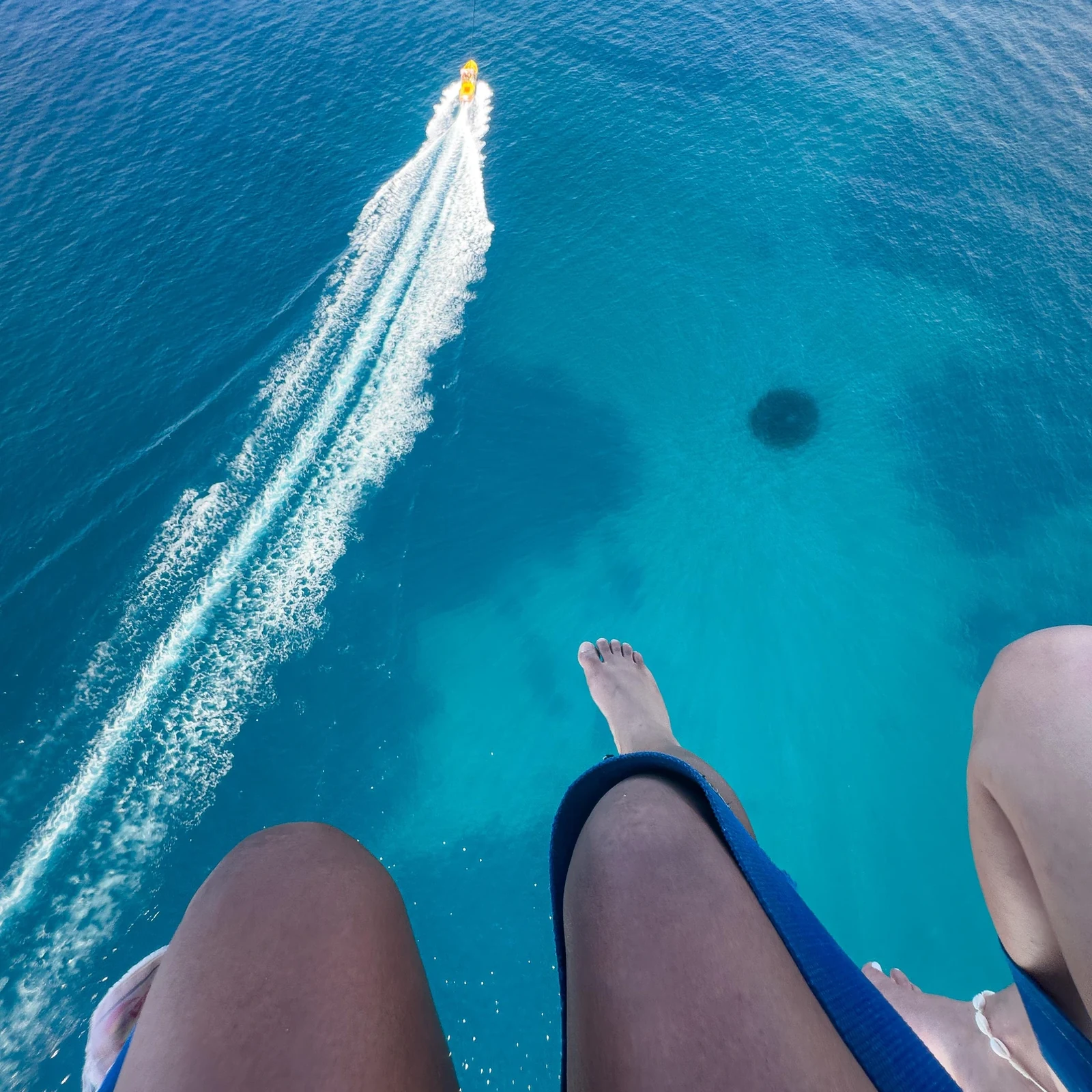Parasailing in Benidorm: die Costa Blanca aus der Luft sehen