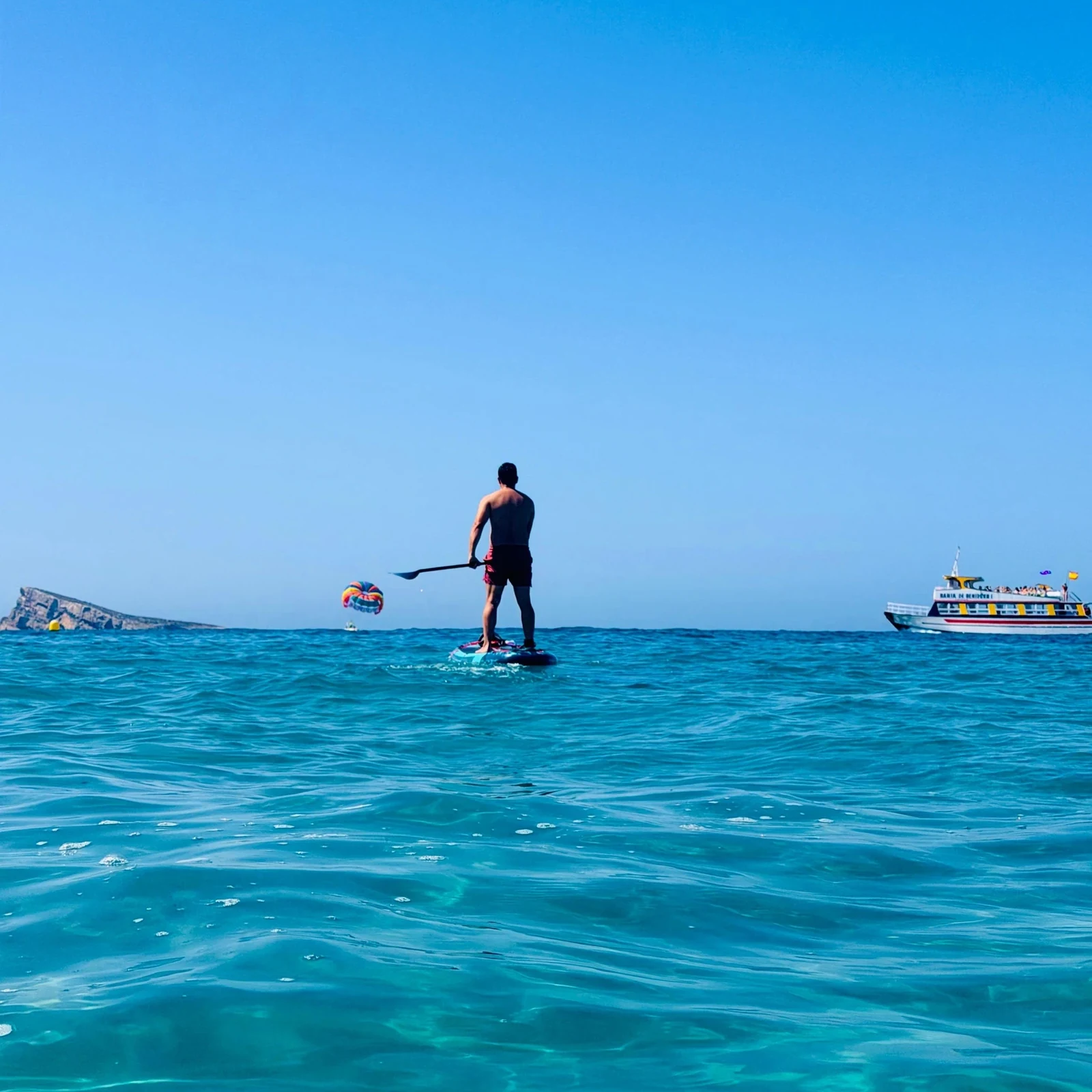 Une journée complète de paddle en autonomie au large de Benidorm
