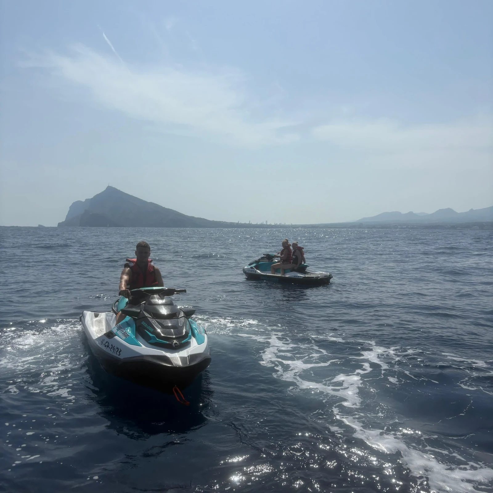 Altea jet ski without a license: 60-minute excursion