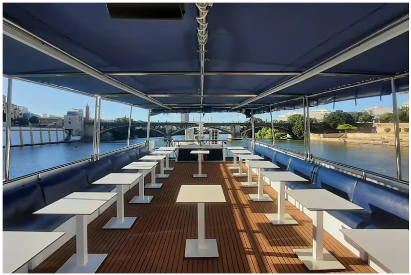 Crucero por el Guadalquivir con almuerzo o cena en Sevilla