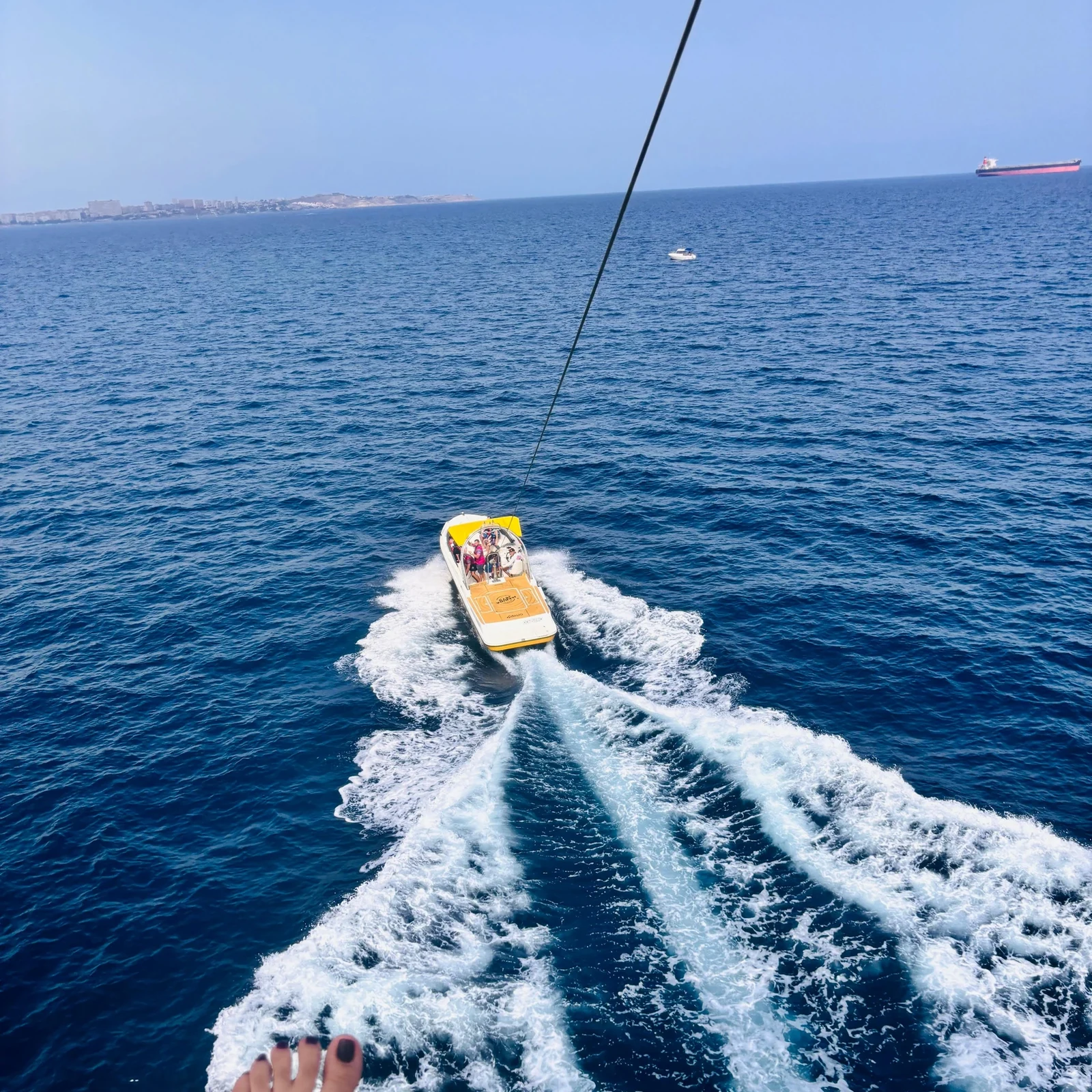 Parachute ascensionnel à Alicante et balade en bateau | vol 15 min