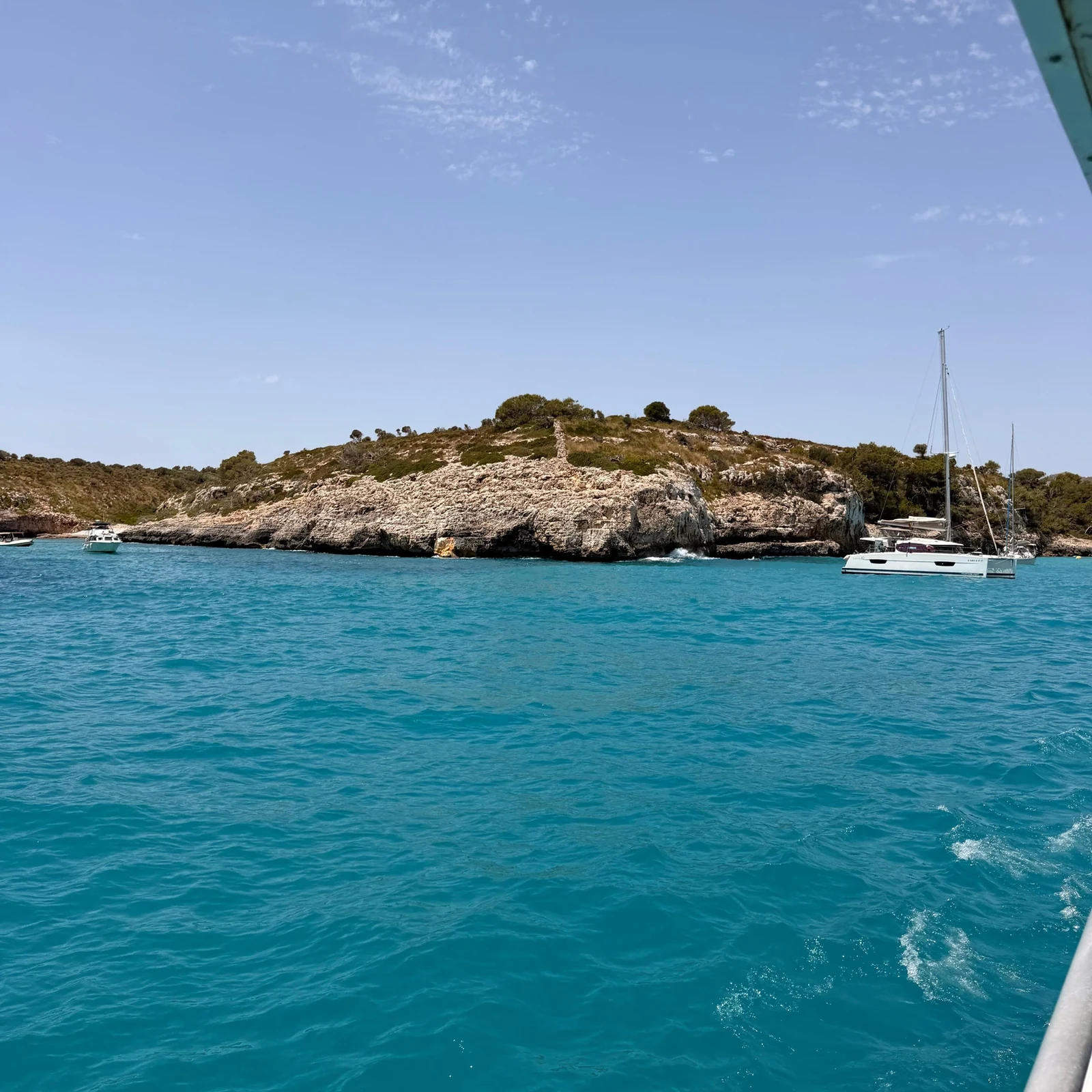 Côte est de Majorque en bateau à fond de verre, criques et baignade