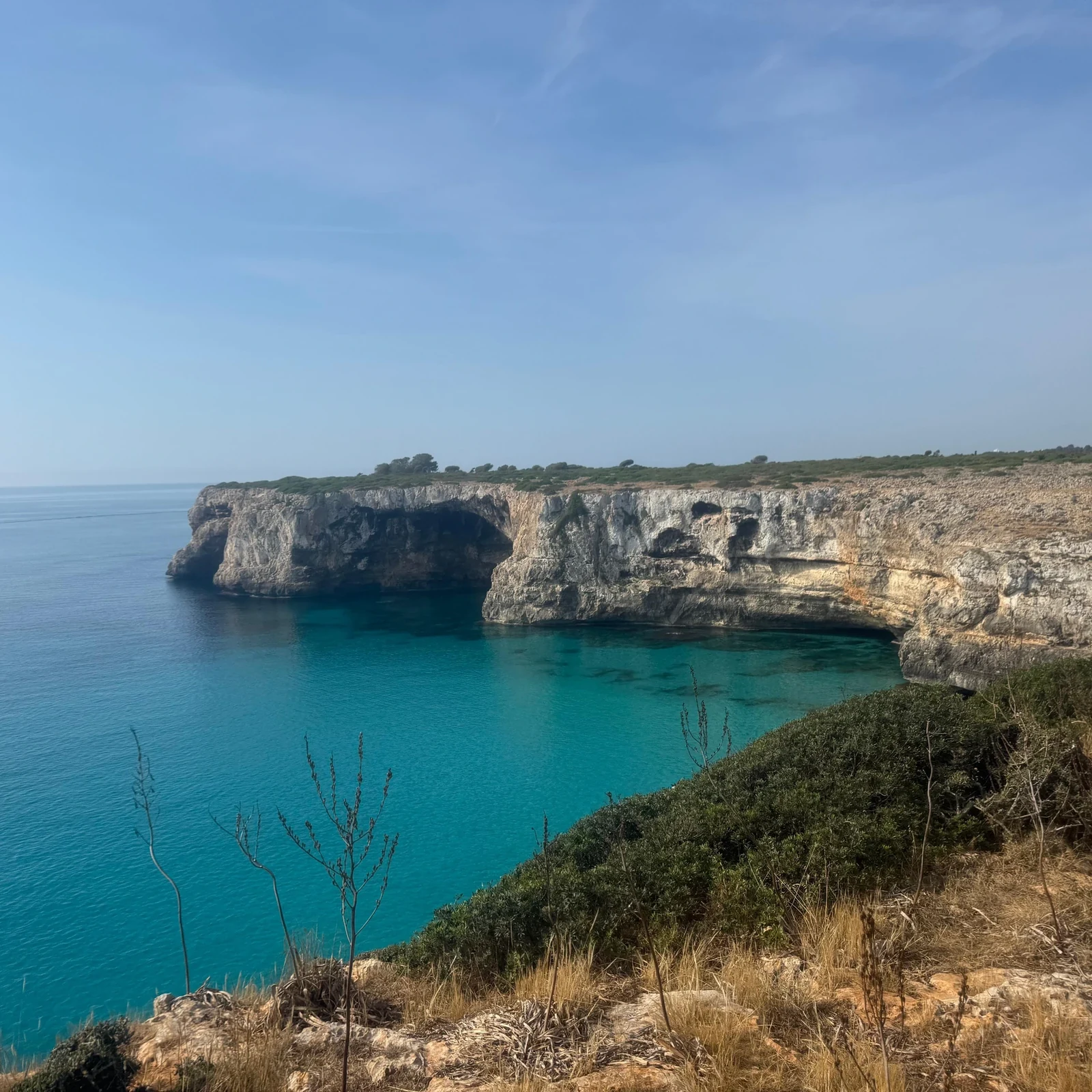Senderismo, rápel y cueva marina en Estany d'en Mas