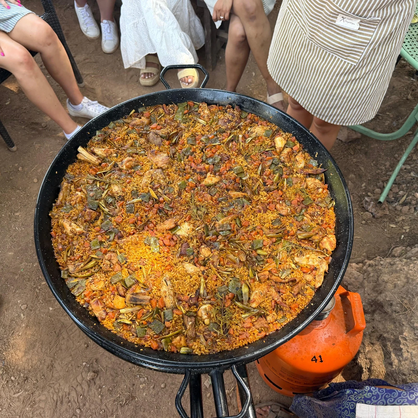 Cours de paella dans une finca de la Tramuntana près de Fornalutx