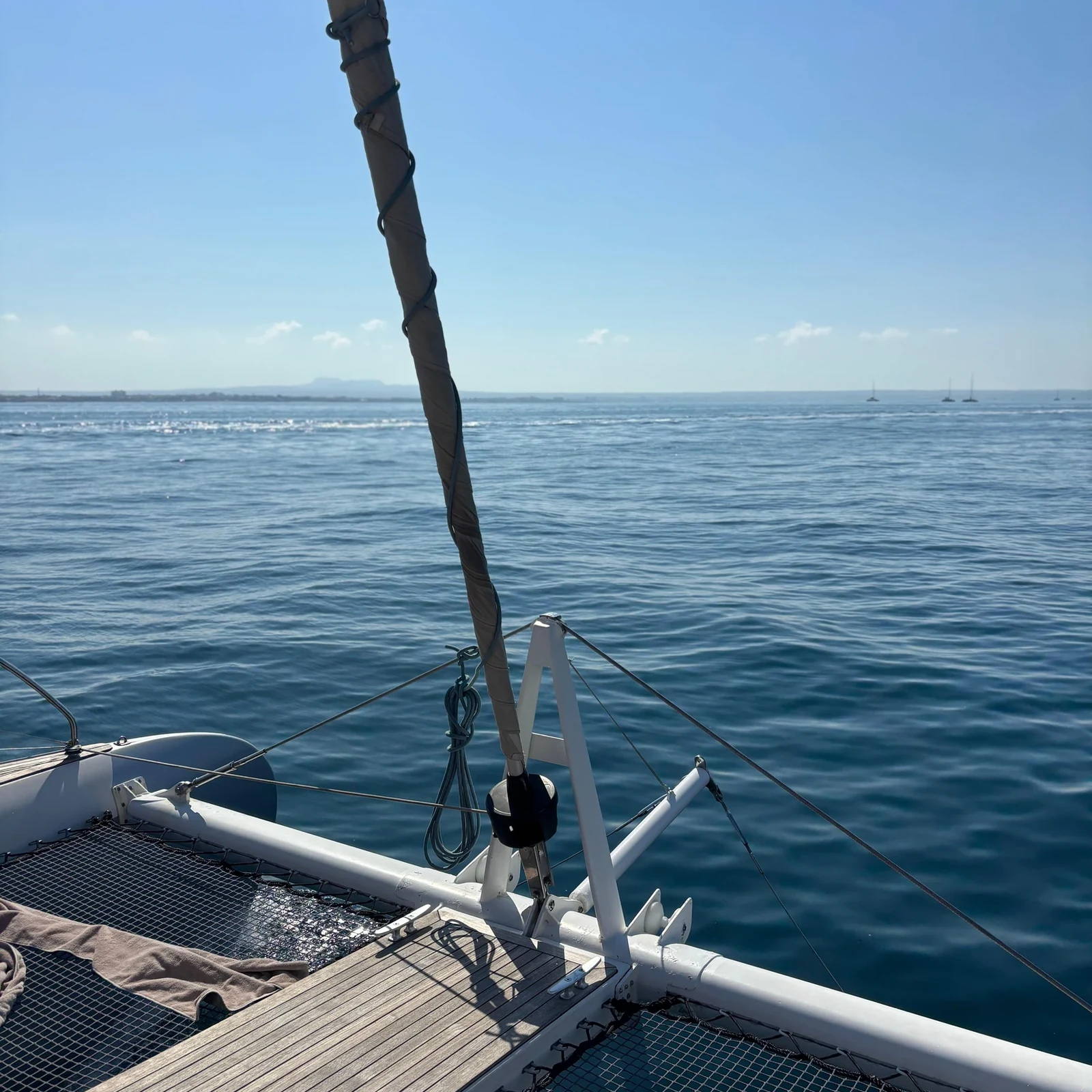 Catamaran de Palma à Cala Vella avec baignade, paddle et repas