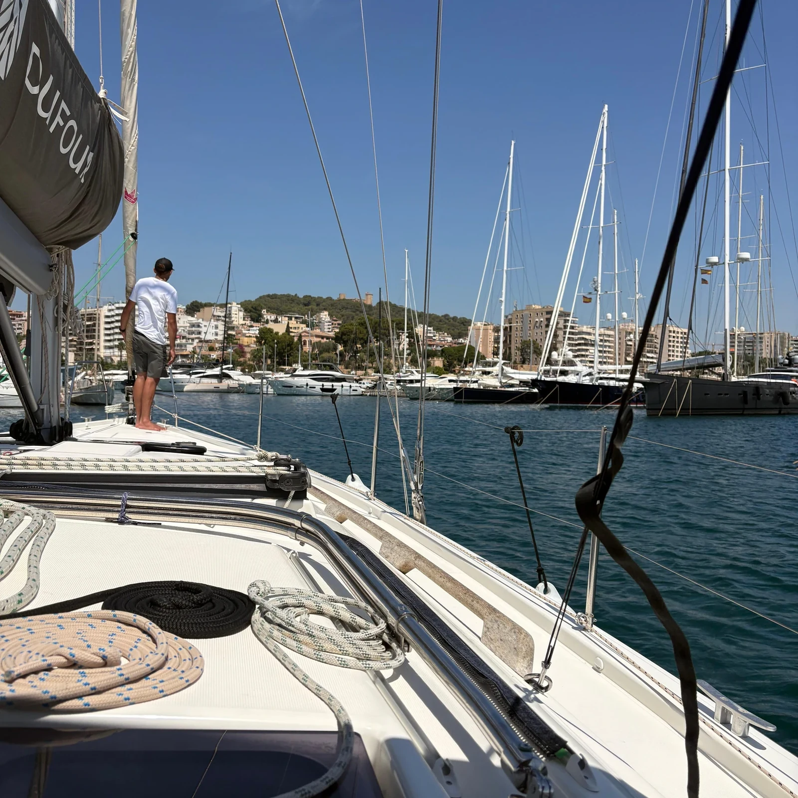 Sail the Bay of Palma with swimming, snacks and an open bar