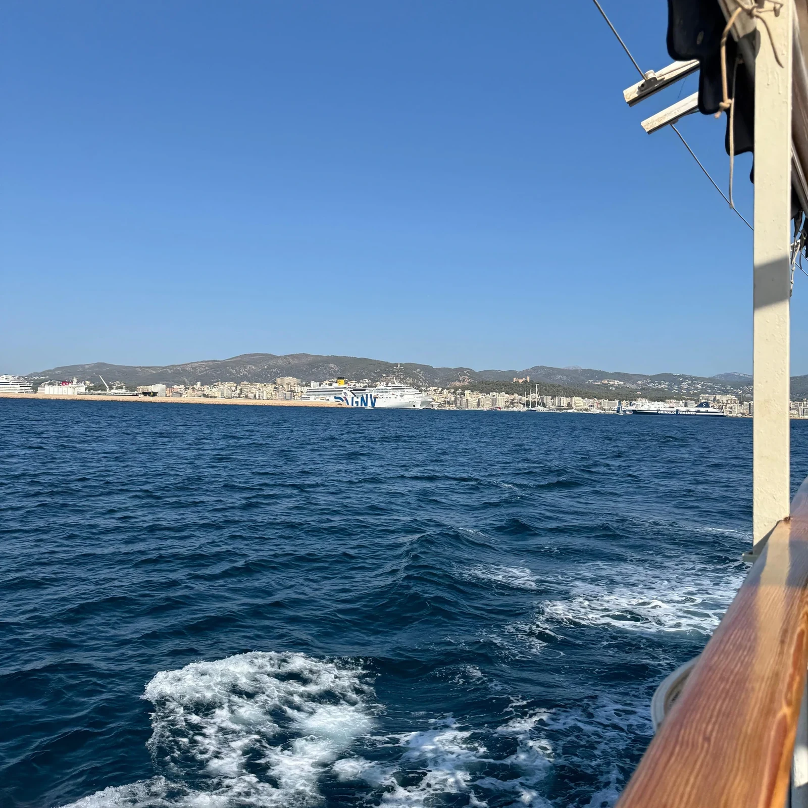 Bucht von Palma per Boot: 3 Stunden mit DJ, Badestopp und Pizza