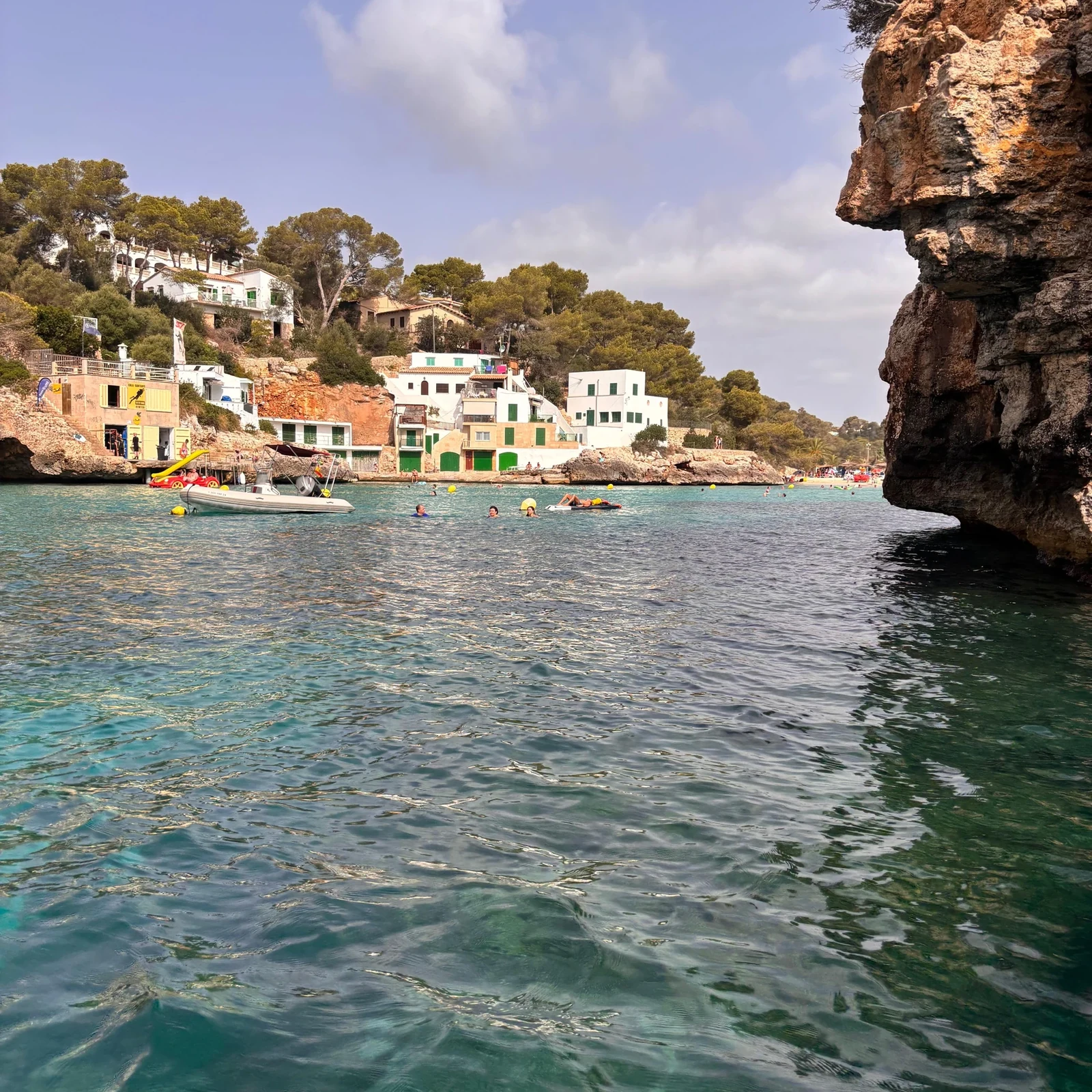 Cala Mondragó, Caló des Moro y Cala Màrmols en barco desde Cala Figuera