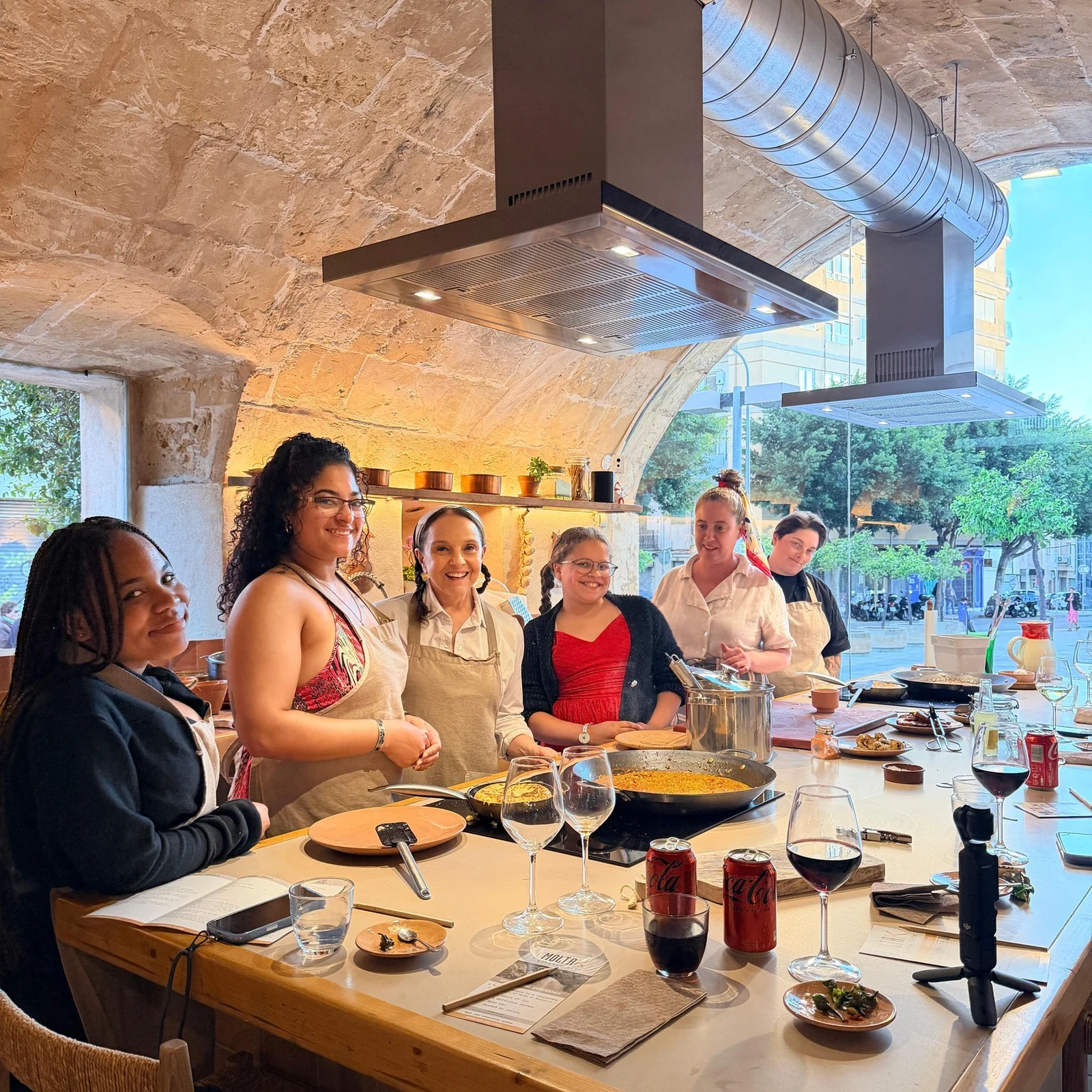 Cuisine espagnole dans un ancien moulin de Palma de Majorque