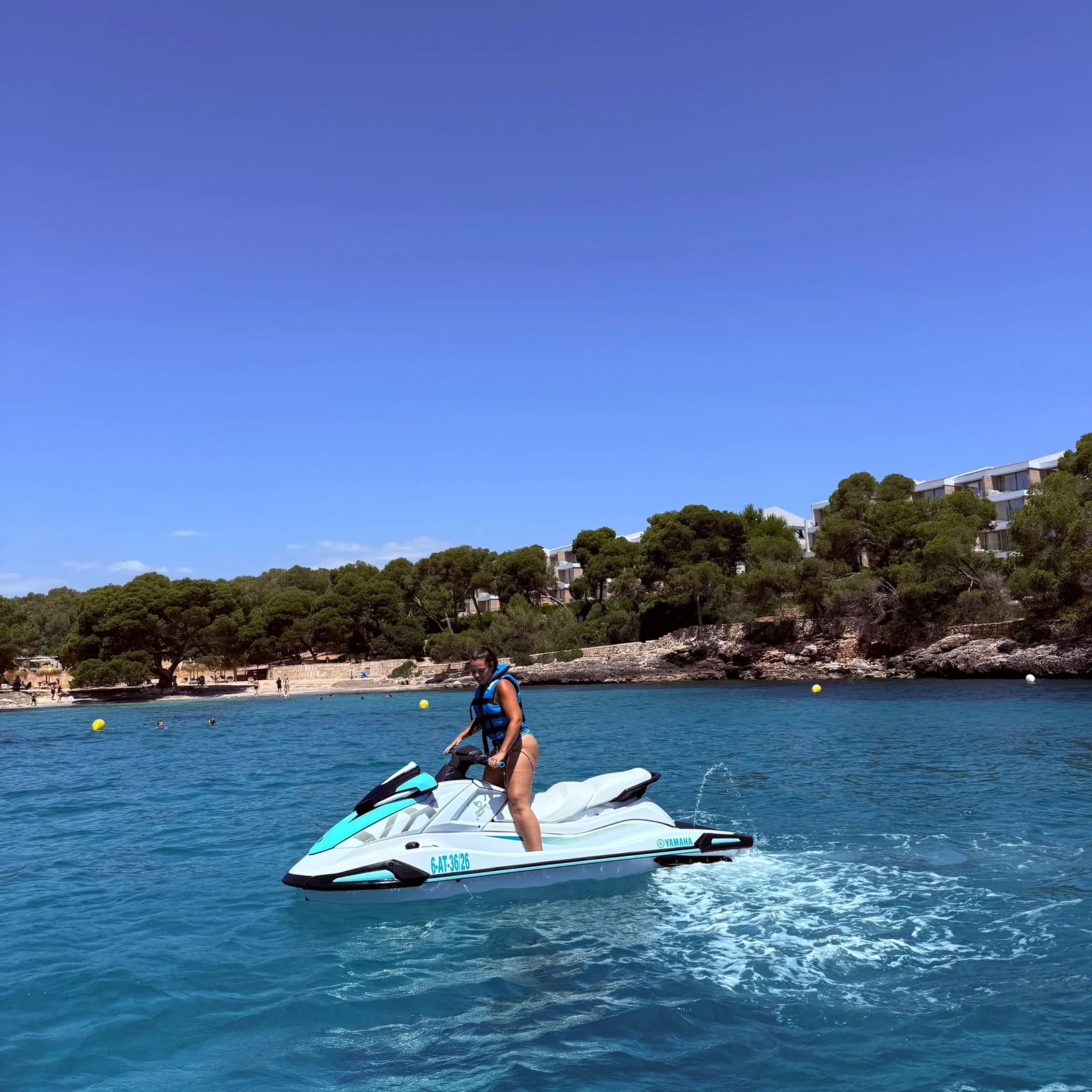 60 minutes en jet-ski depuis Cala d'Or le long de la côte de Majorque