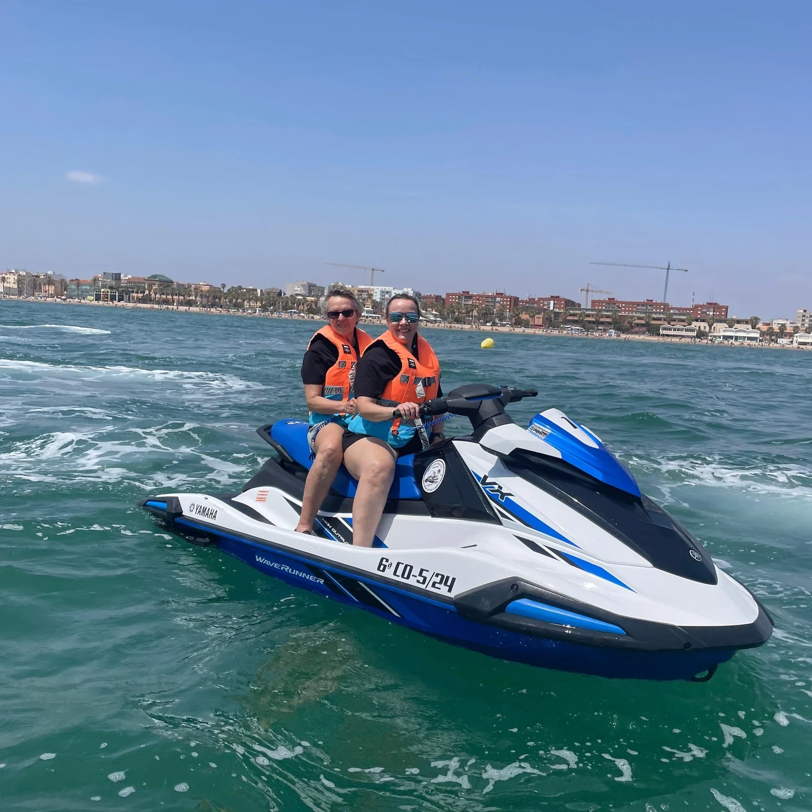 Valencia jet ski tour: 30 minutes or 1 hour on the Mediterranean