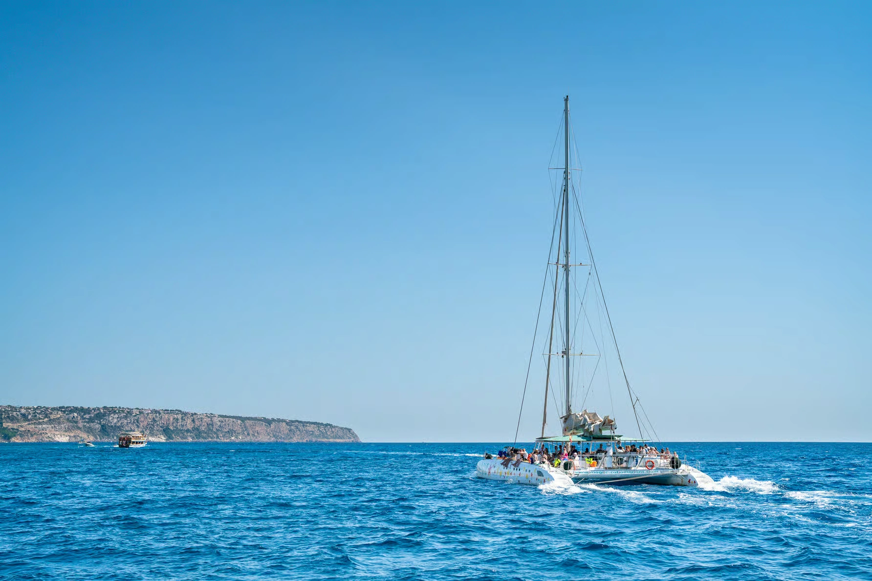 Palma catamaran cruise with lunch and swim stops