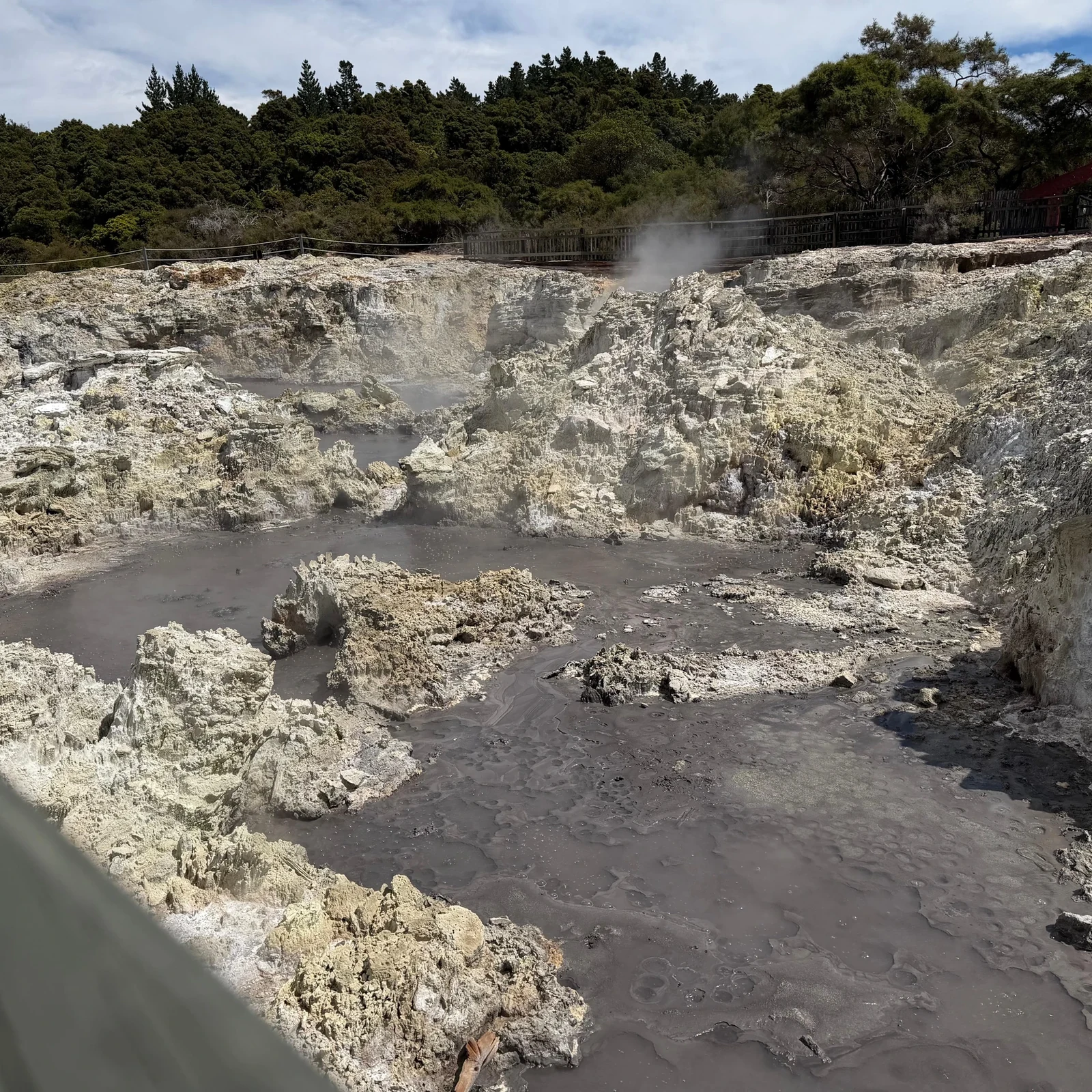 Geothermal scenery, mud and Māori culture at Hell's Gate