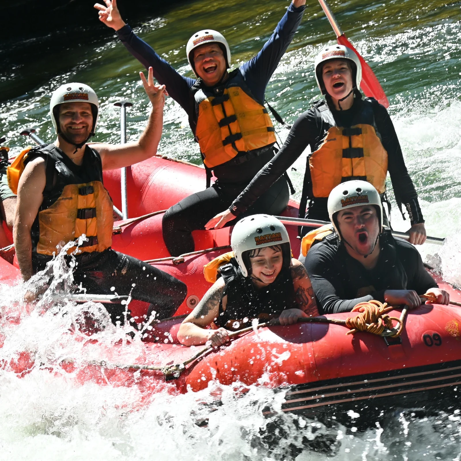 Raft the Kaituna through rapids, waterfalls and native forest