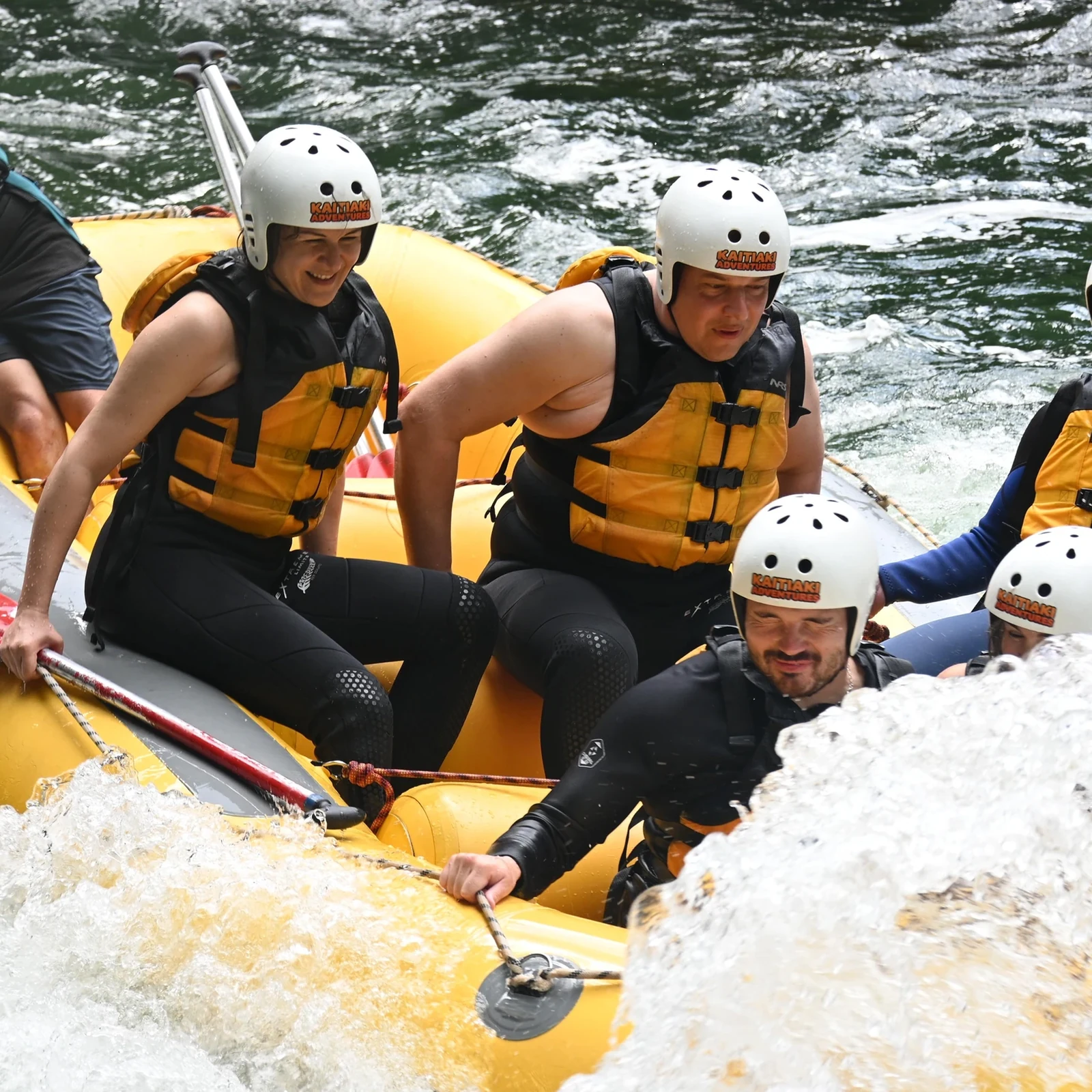 Raft the Kaituna through rapids, waterfalls and native forest