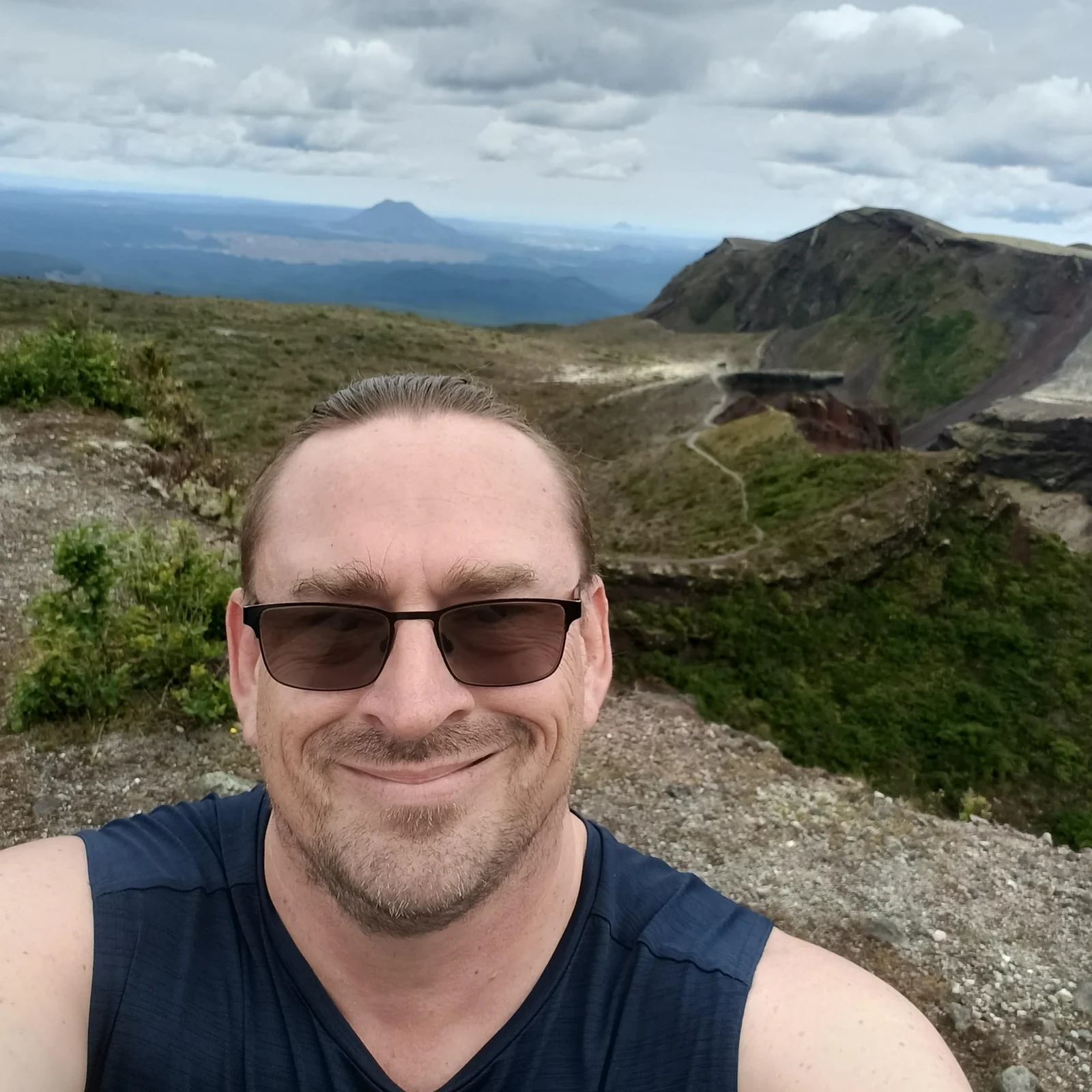 Camina por la cumbre y el cráter volcánico de Mount Tarawera
