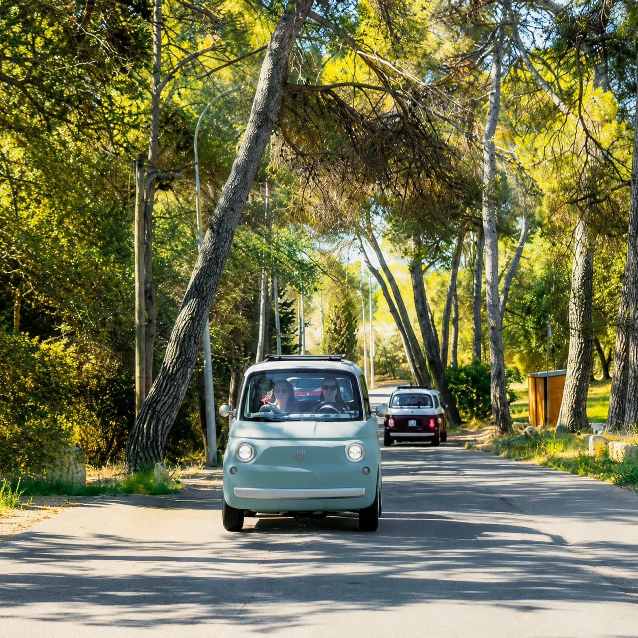 Mini-Fiat électrique à Nice : route guidée sur la Côte d’Azur