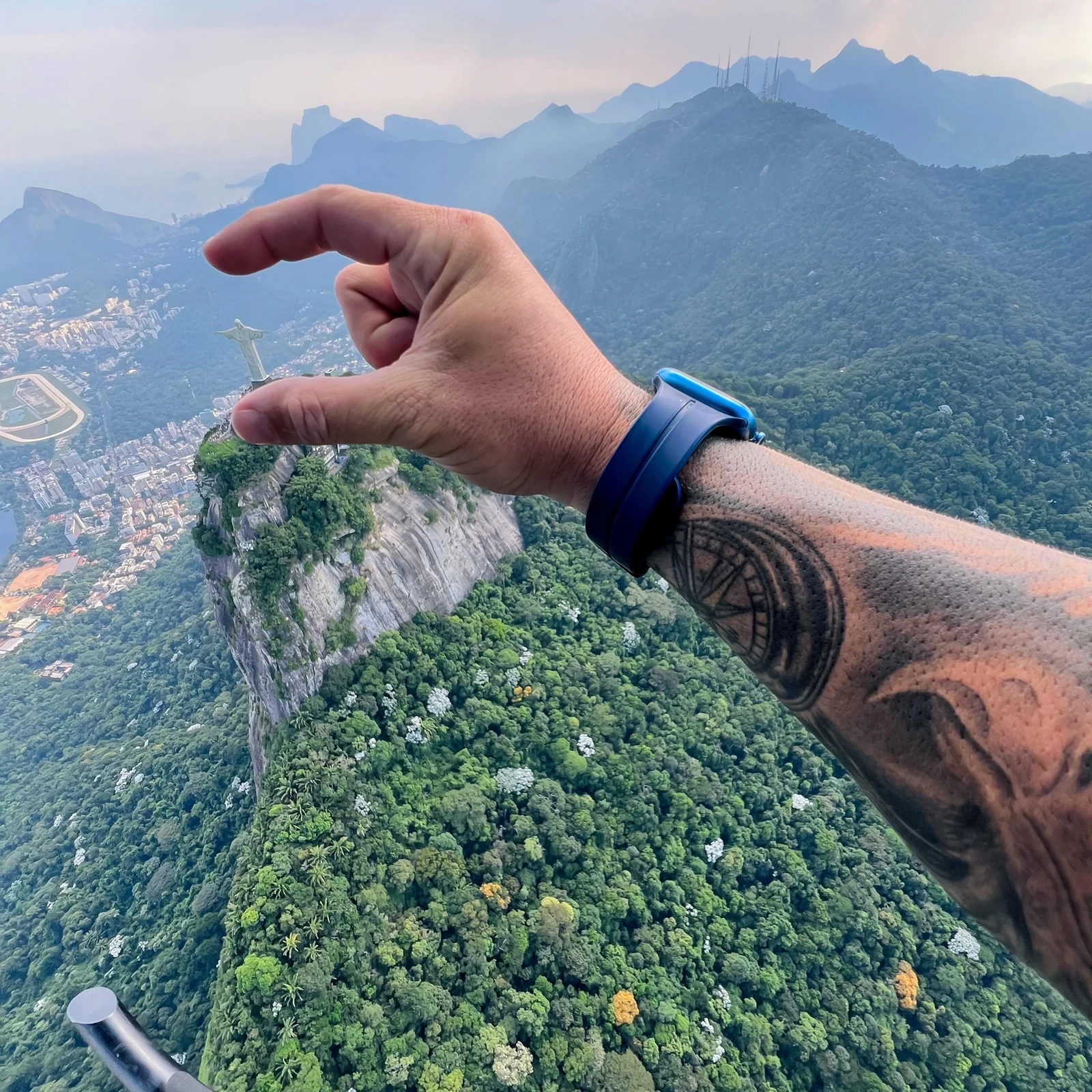 Erlebe Rio aus einem Hubschrauber ohne Türen