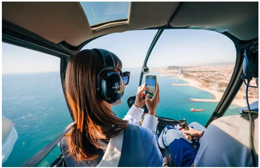 Tour en hélicoptère à Monaco au-dessus de la Riviera française