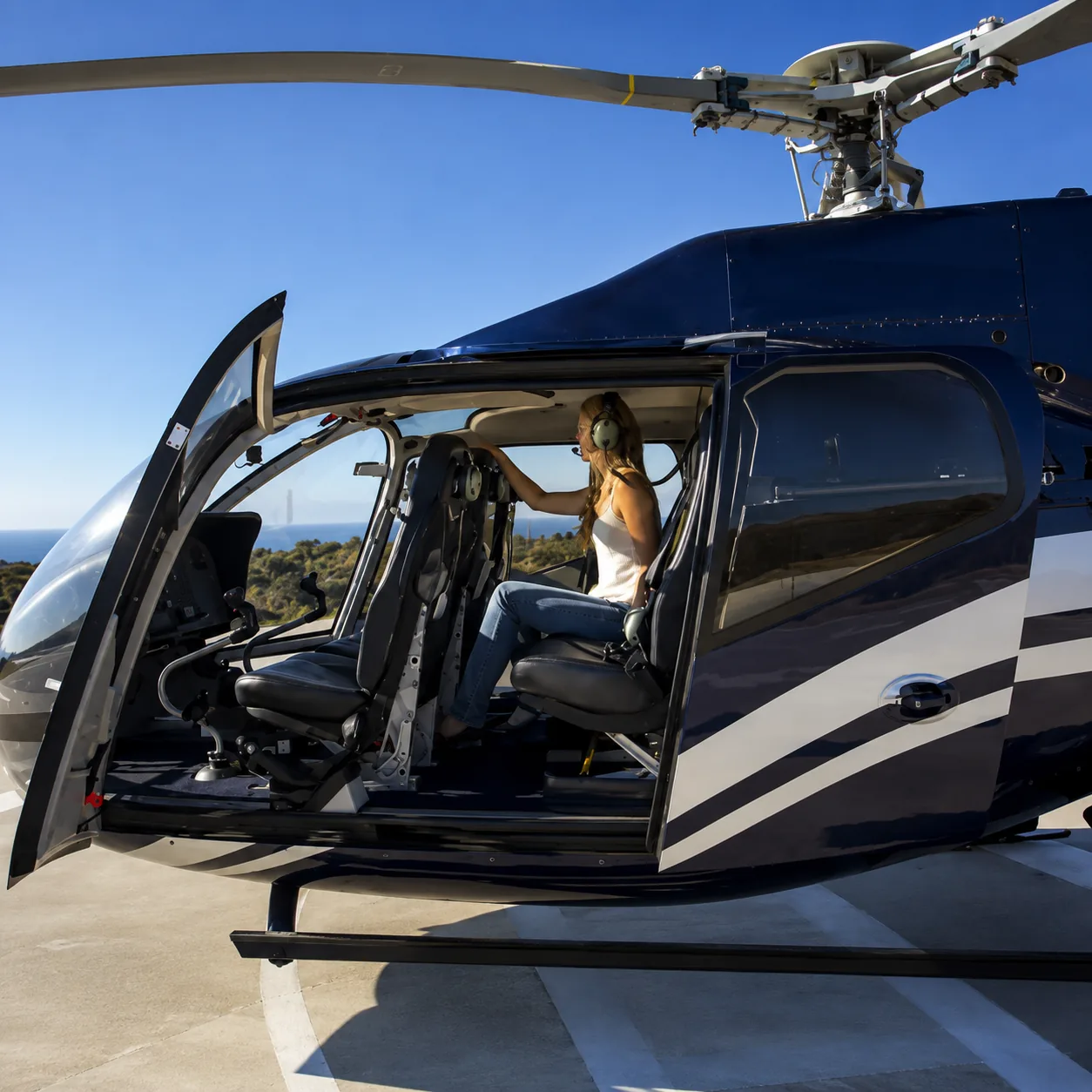 Tour en hélicoptère à Monaco au-dessus de la Riviera française