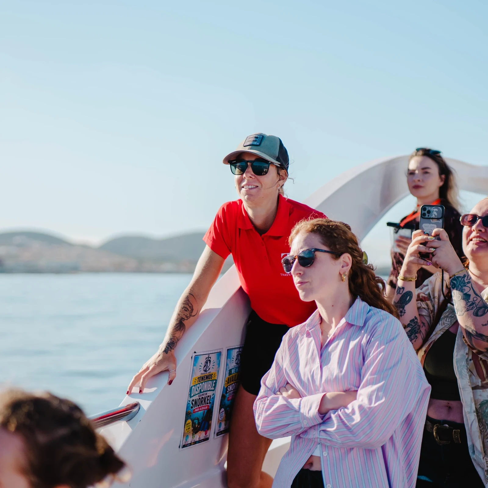 Look for whales and dolphins from Los Cristianos aboard Travelin’ Lady