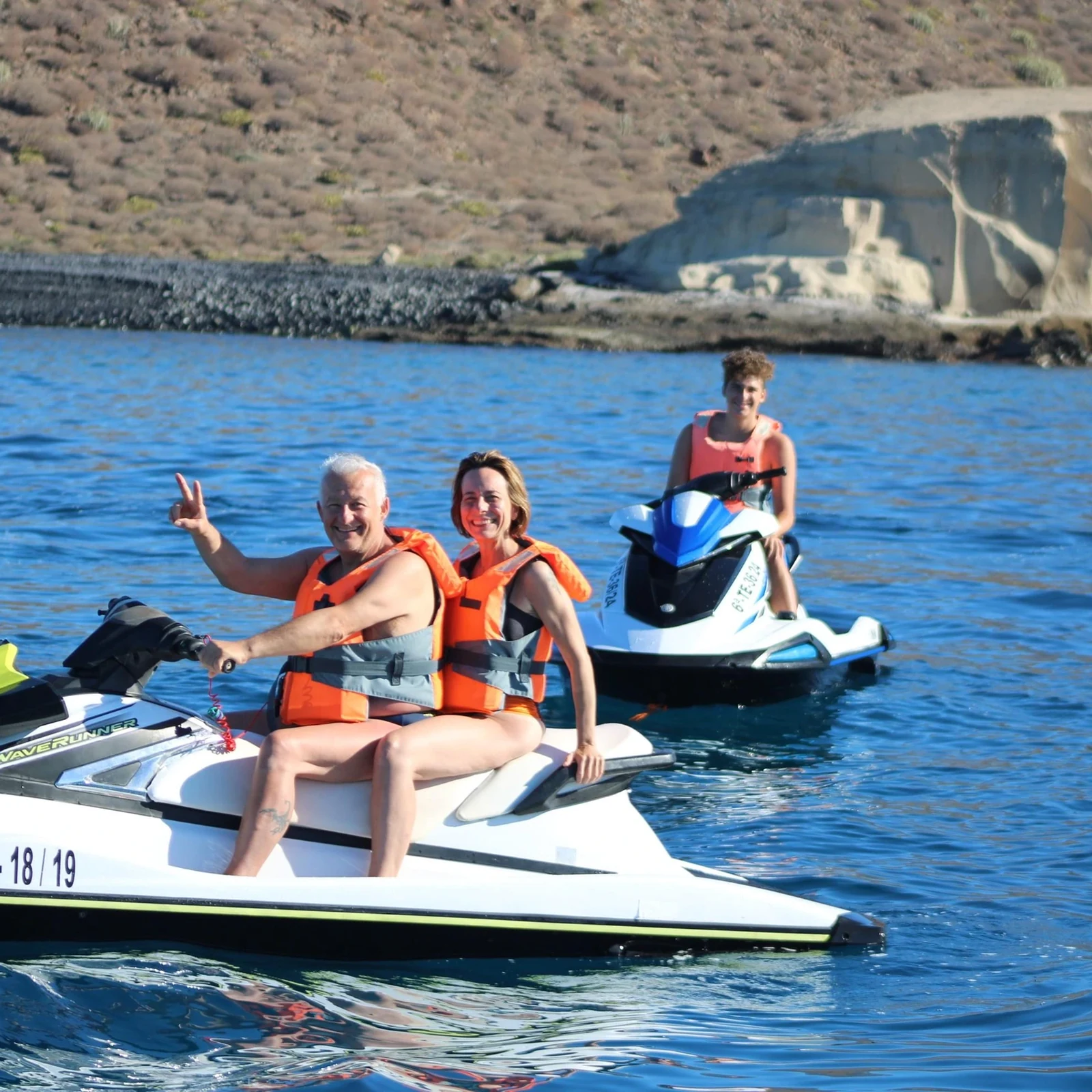 Tour en moto de agua Yamaha por Tenerife desde Puerto Colón