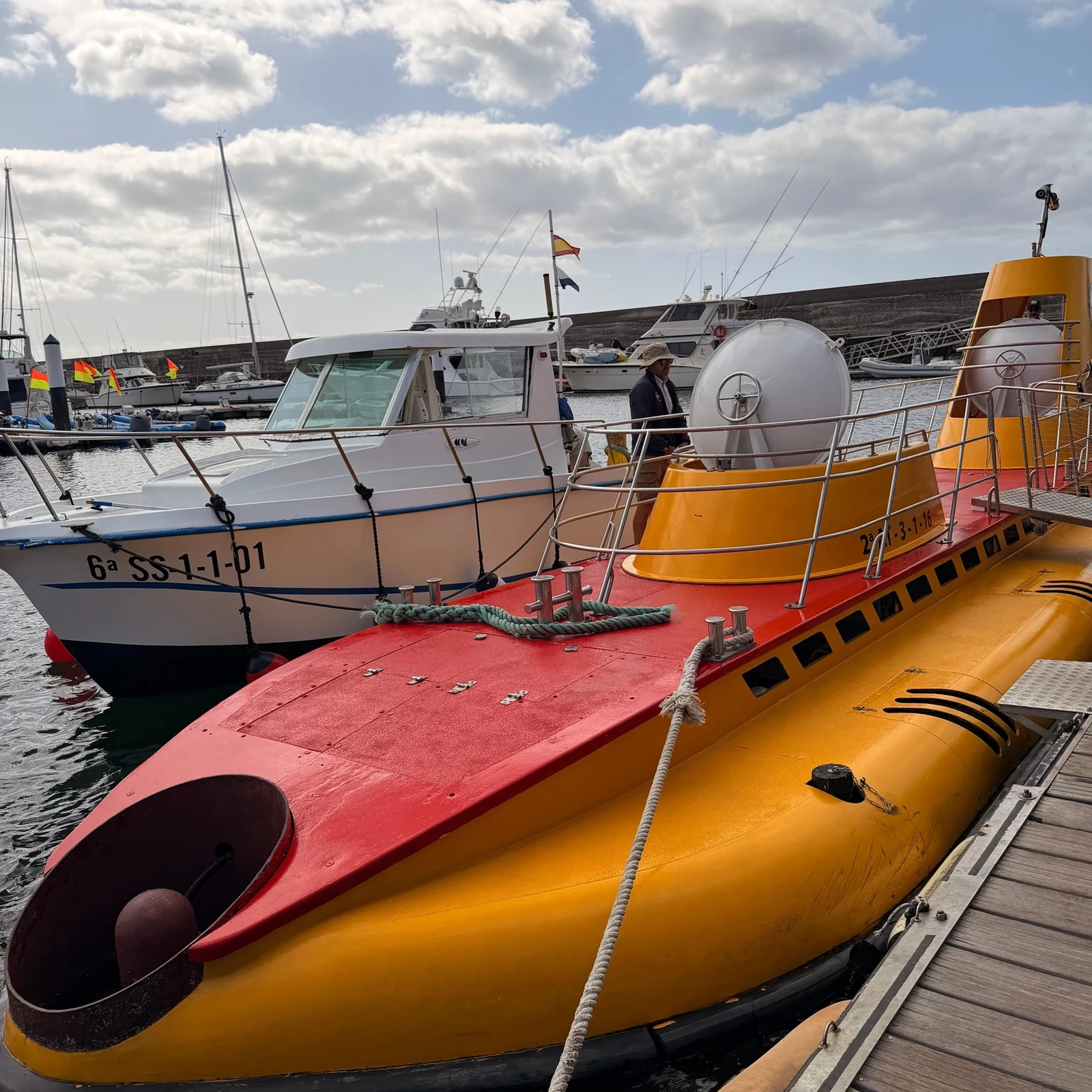 Découvrez les fonds marins de Lanzarote depuis un véritable sous-marin