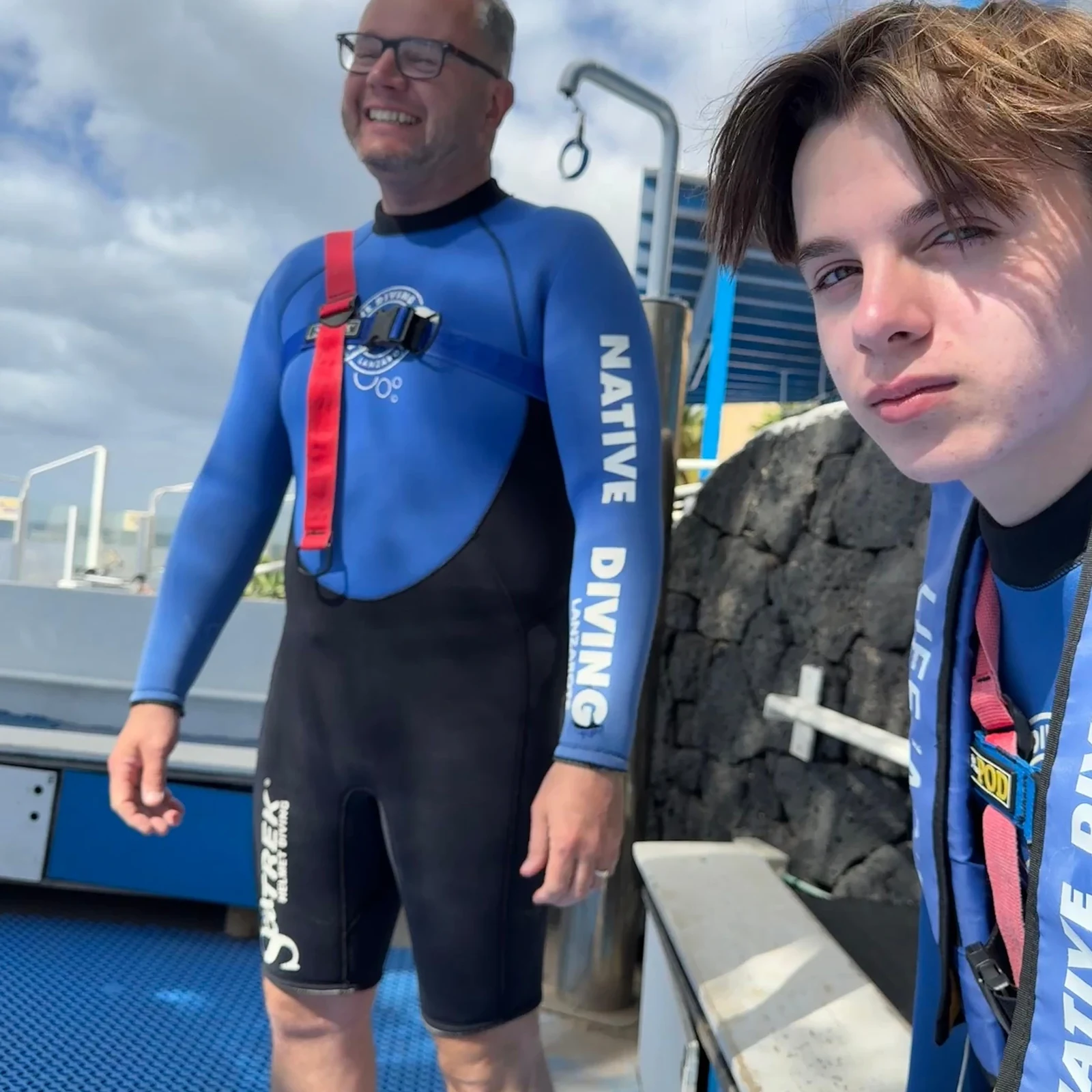 Wandere in Costa Teguise über den Meeresboden